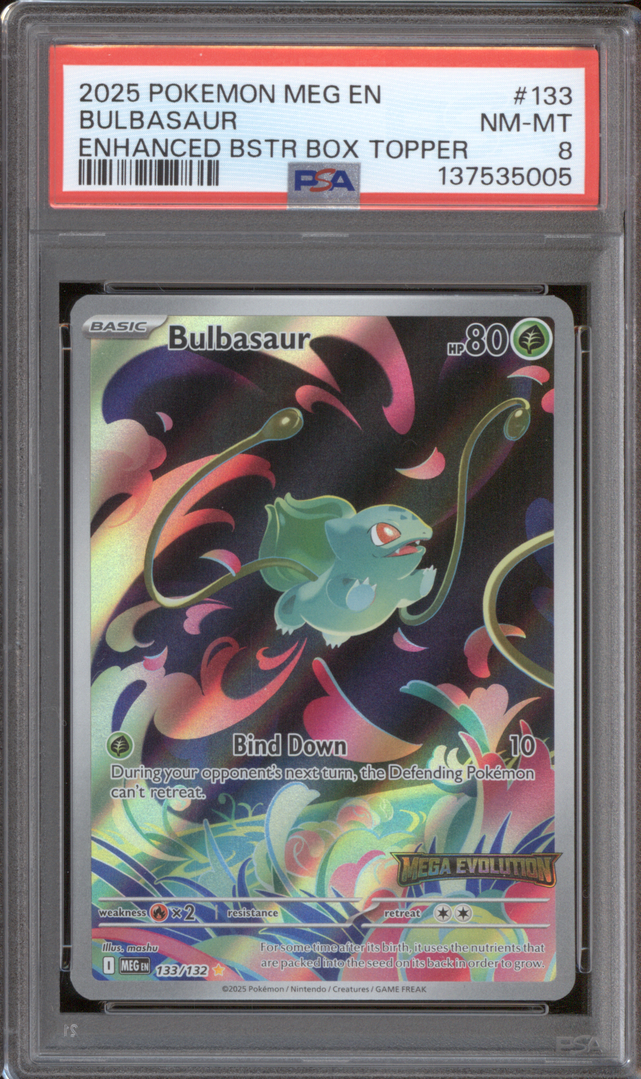 2025 Pokemon MEG EN #133 Bulbasaur — front