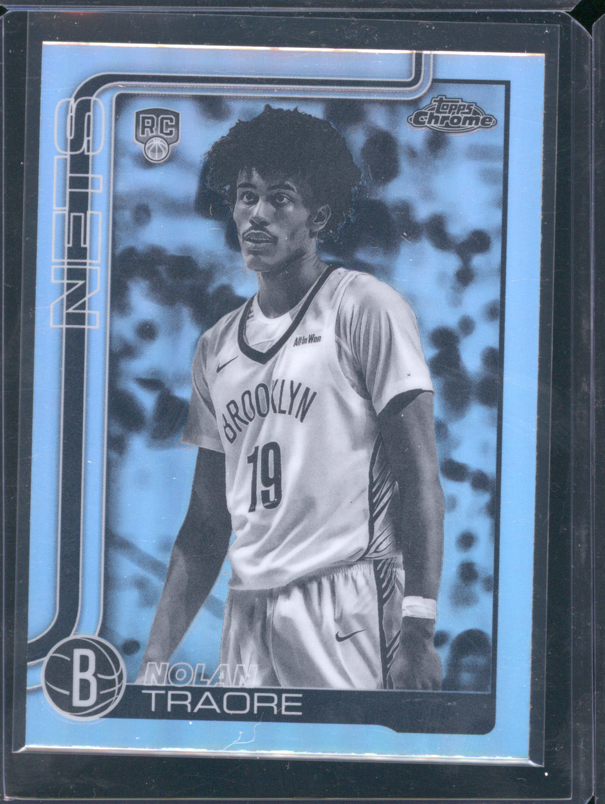 2025-26 Topps Chrome #269 Nolan Traore Refractor Rookie — front