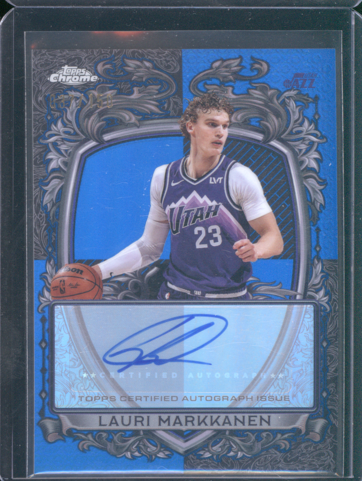 2025-26 Topps Chrome Signature Style #SS-LM Lauri Markkanen — front