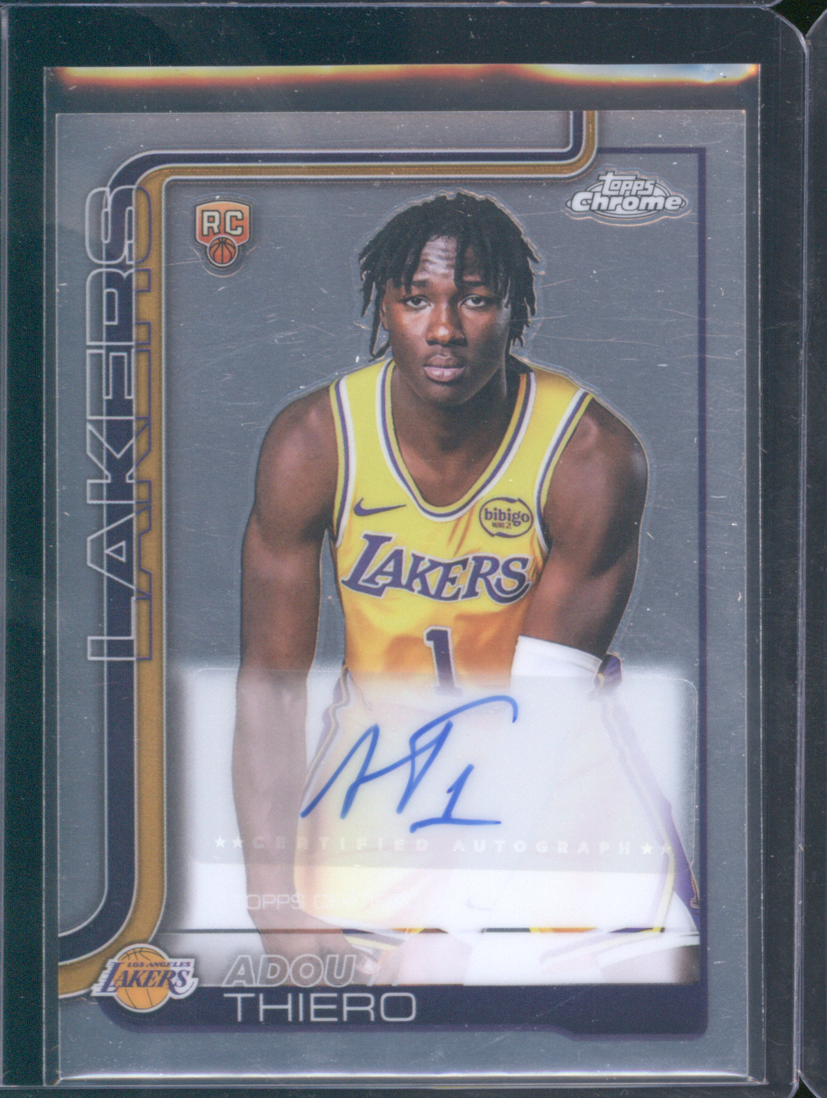 2025-26 Topps Chrome #TCAR-AT Adou Thiero Rookie Autographs — front