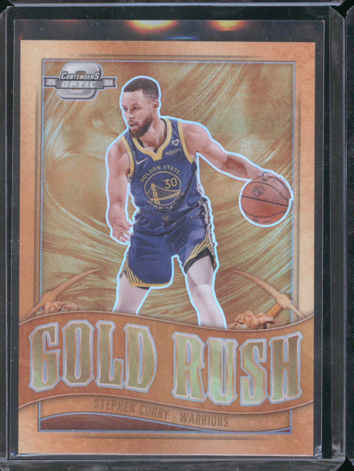 2023-24 Panini Contenders Optic #Gold Rush Stephen Curry — front
