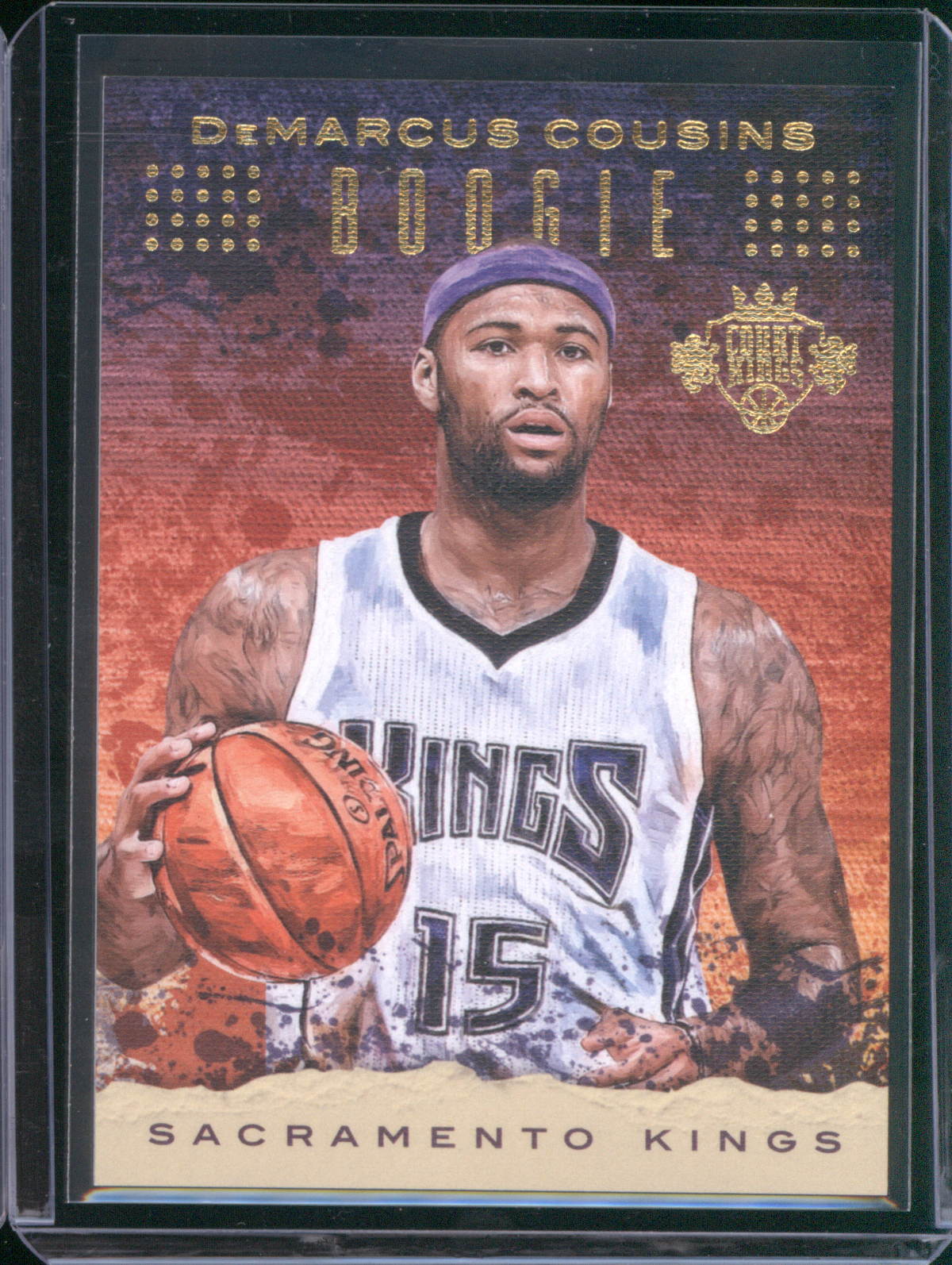 2018-19 Panini Court Kings #95 DeMarcus Cousins — front