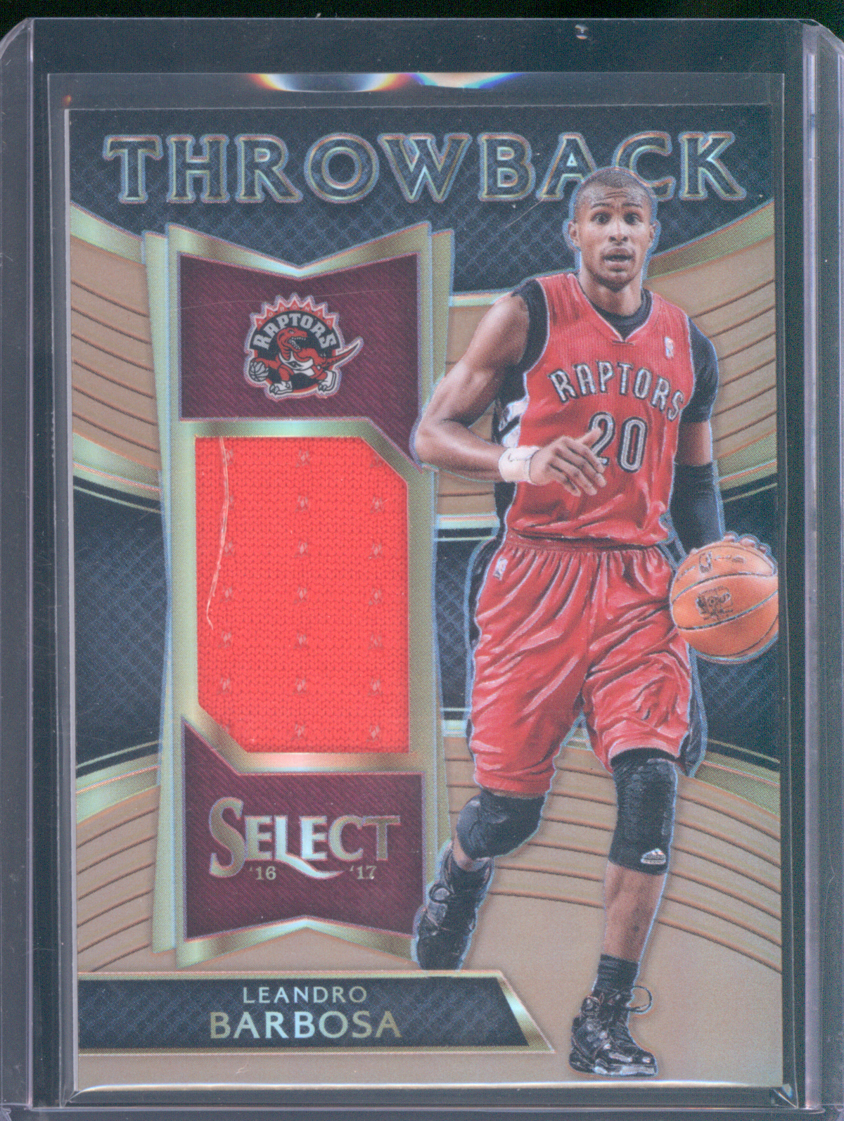 2016-17 Panini Select #17 Leandro Barbosa Throwback Jersey — front