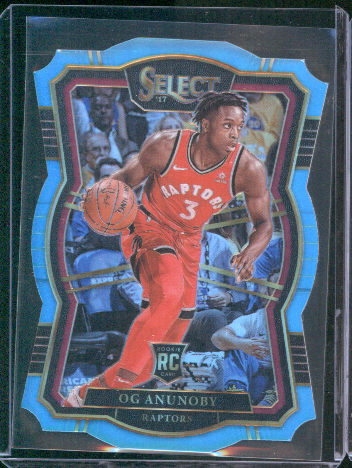 2017-18 Panini Select #134 OG Anunoby Rookie Card — front