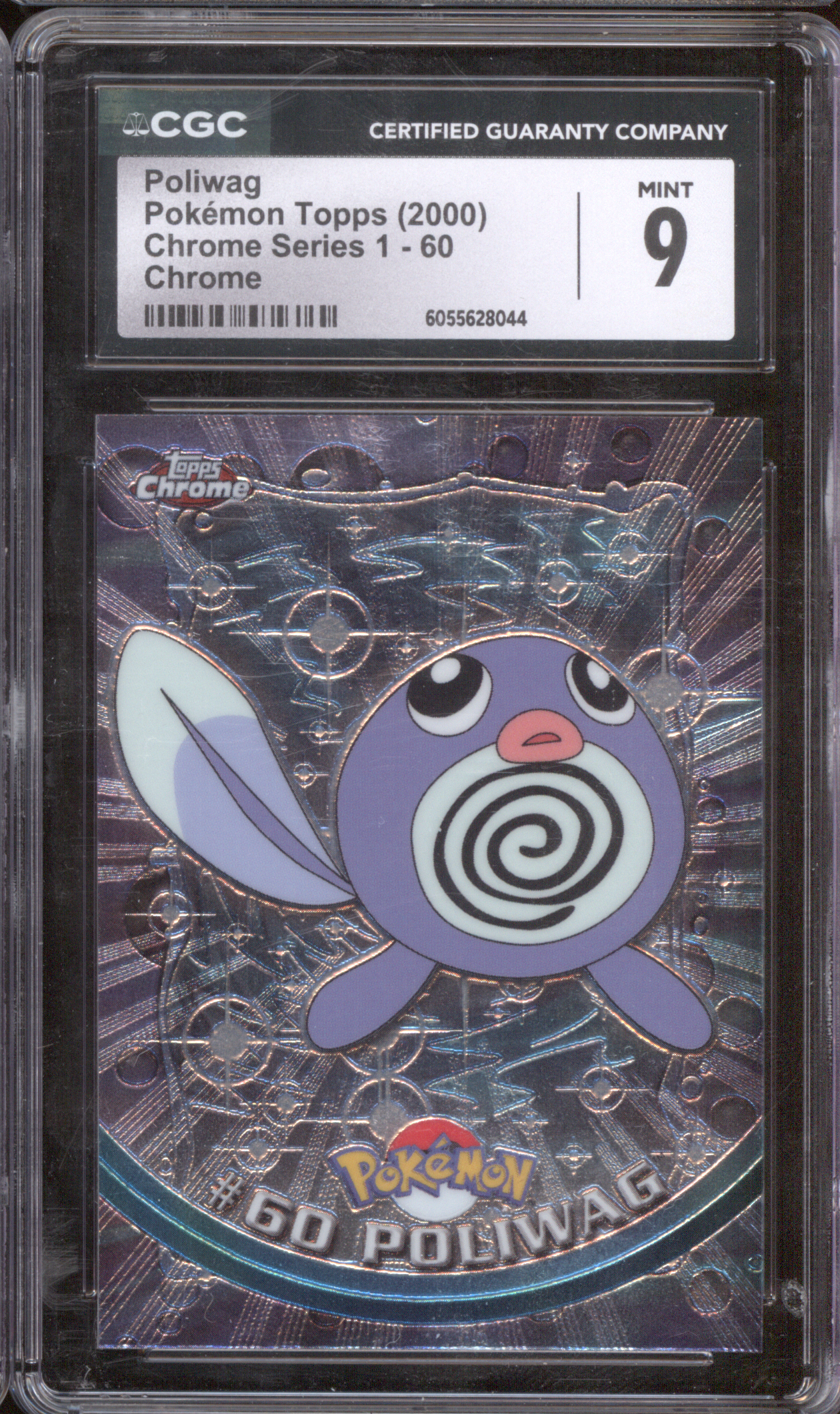2000 Topps Chrome #60 Poliwag — front