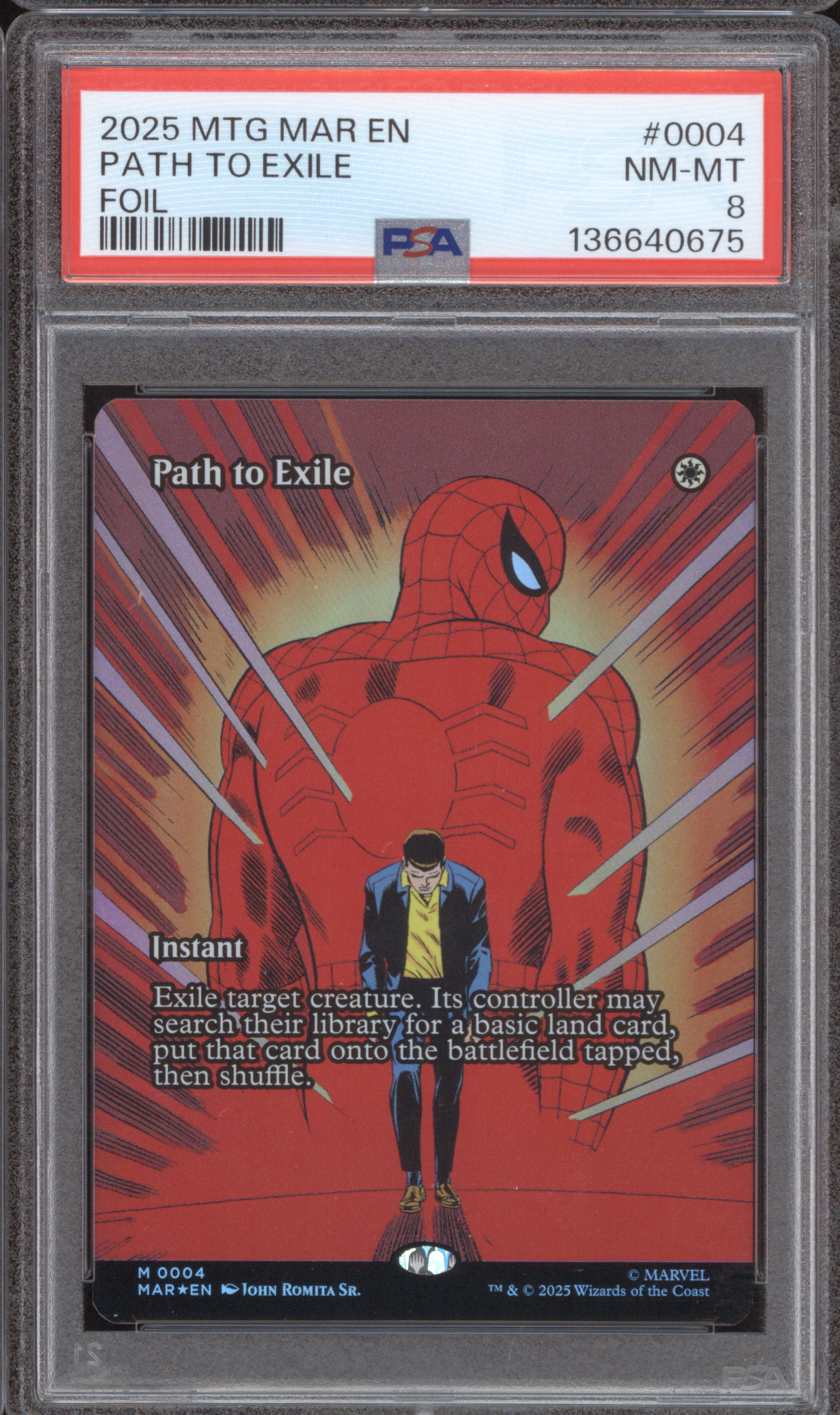 2025 MTG #0004 Path to Exile — front