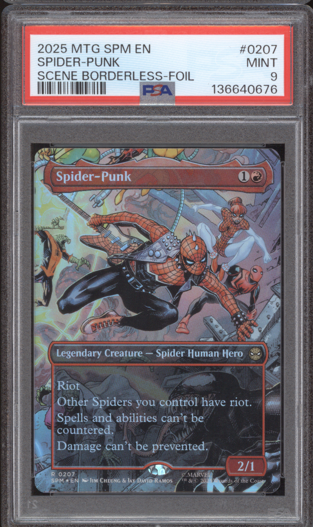 2025 MTG Marvel's Spider-Man #0207 Spider-Punk — front