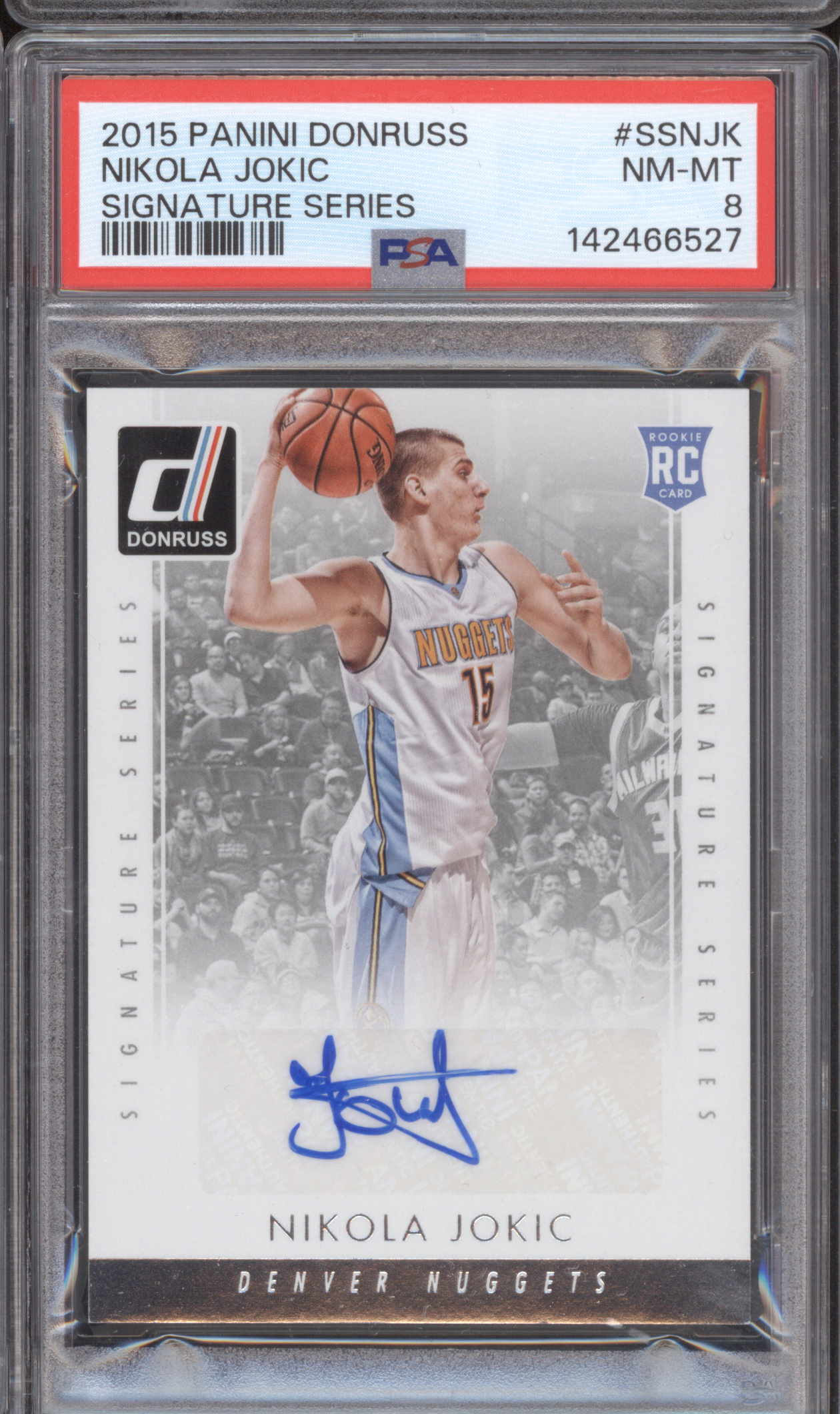 2015 Panini Donruss Signature Series #SSNJK Nikola Jokic — front