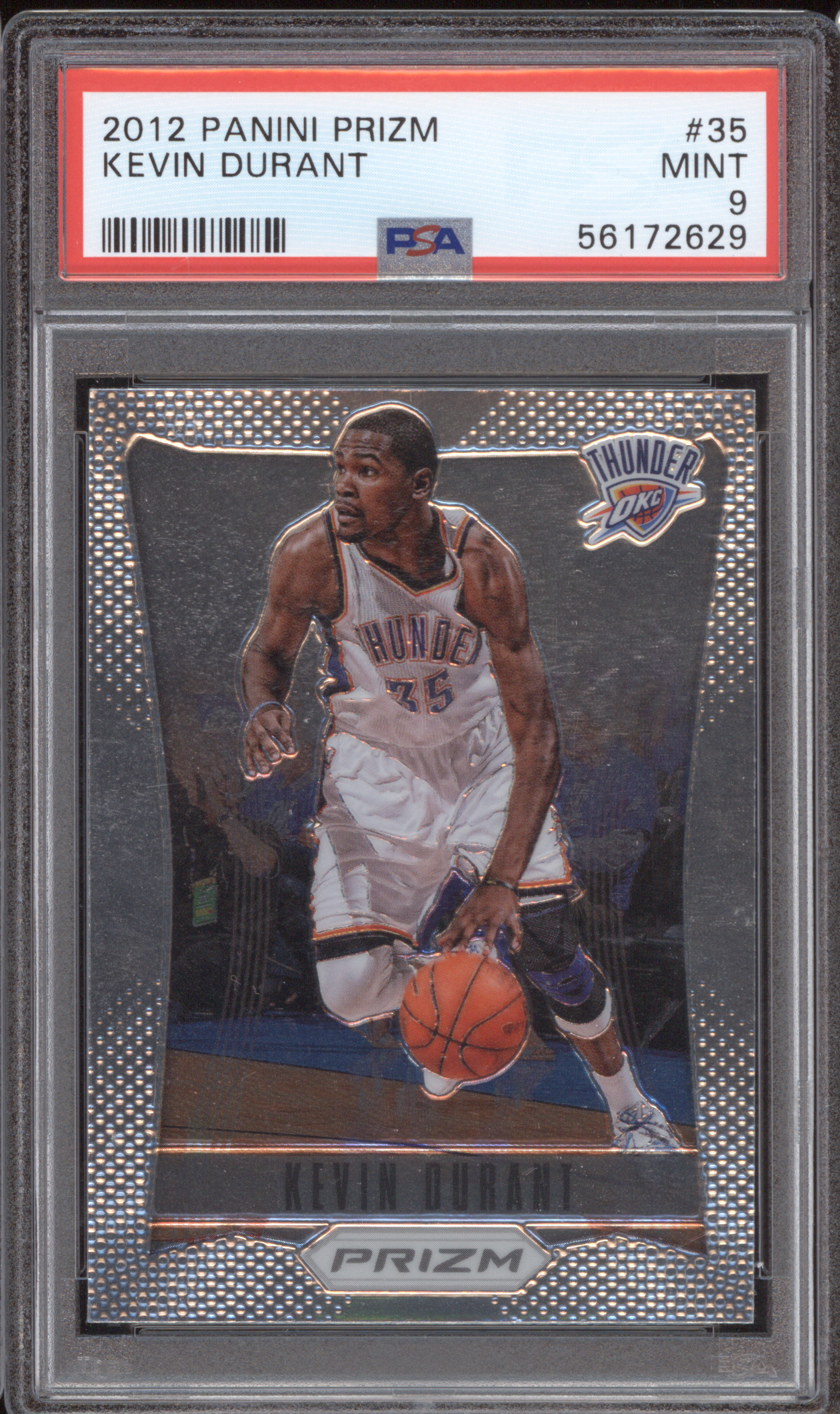 2012 Panini Prizm #35 Kevin Durant — front