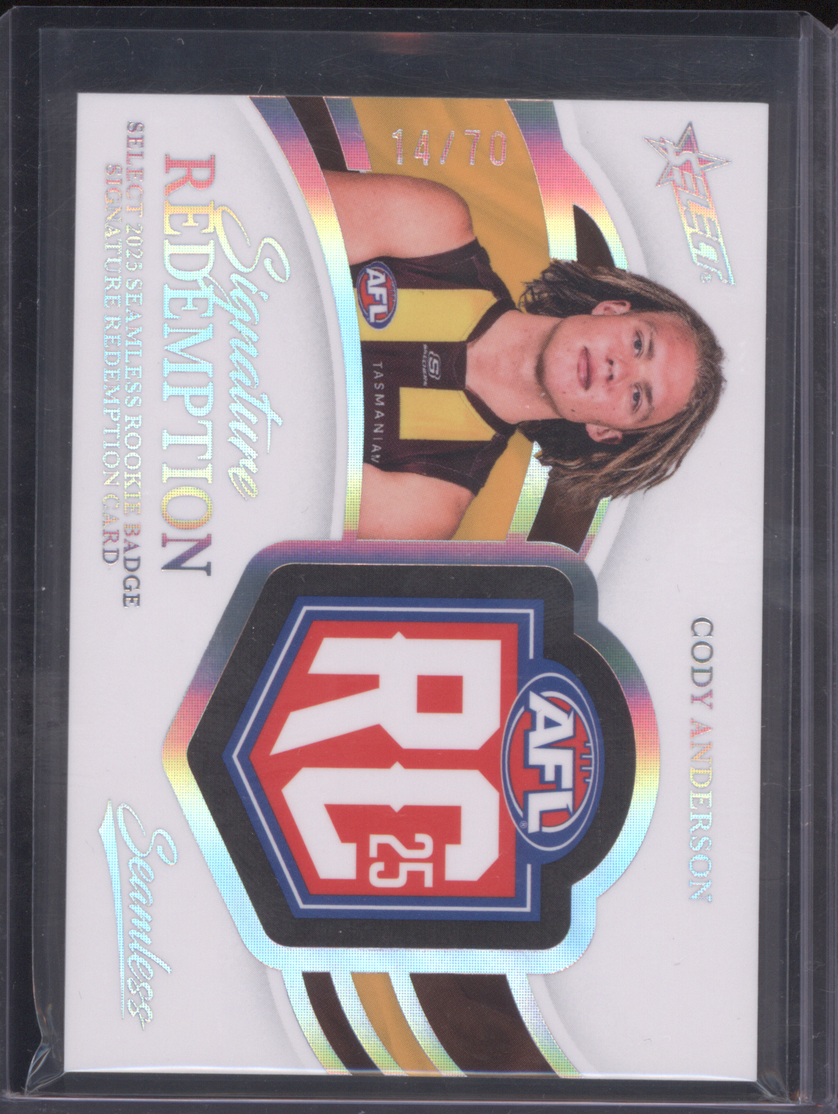 2023 Select Seamless Rookie Badge Signature Redemption Cody Anderson — front