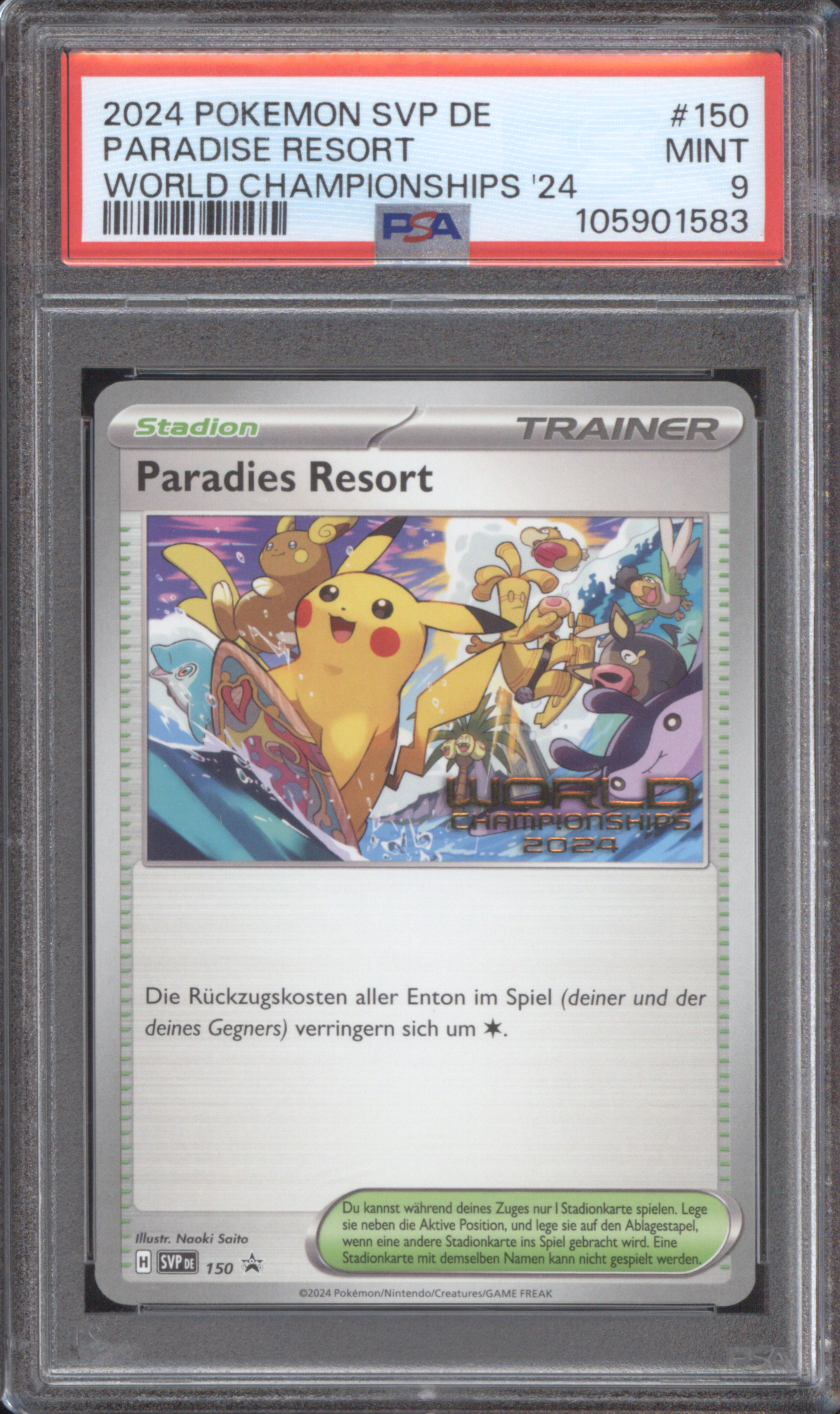 2024 Pokémon SVP DE Paradise Resort World Championships #150 — front