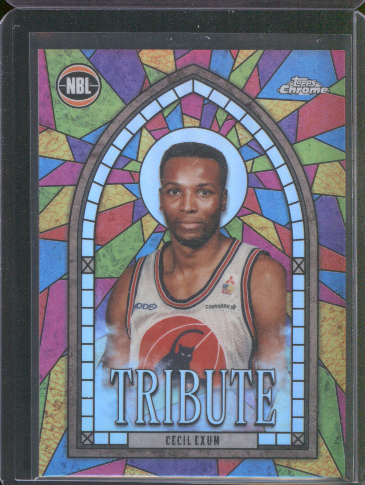 2024-25 Topps Chrome NBL #1 Cecil Exum Tribute SSP — front