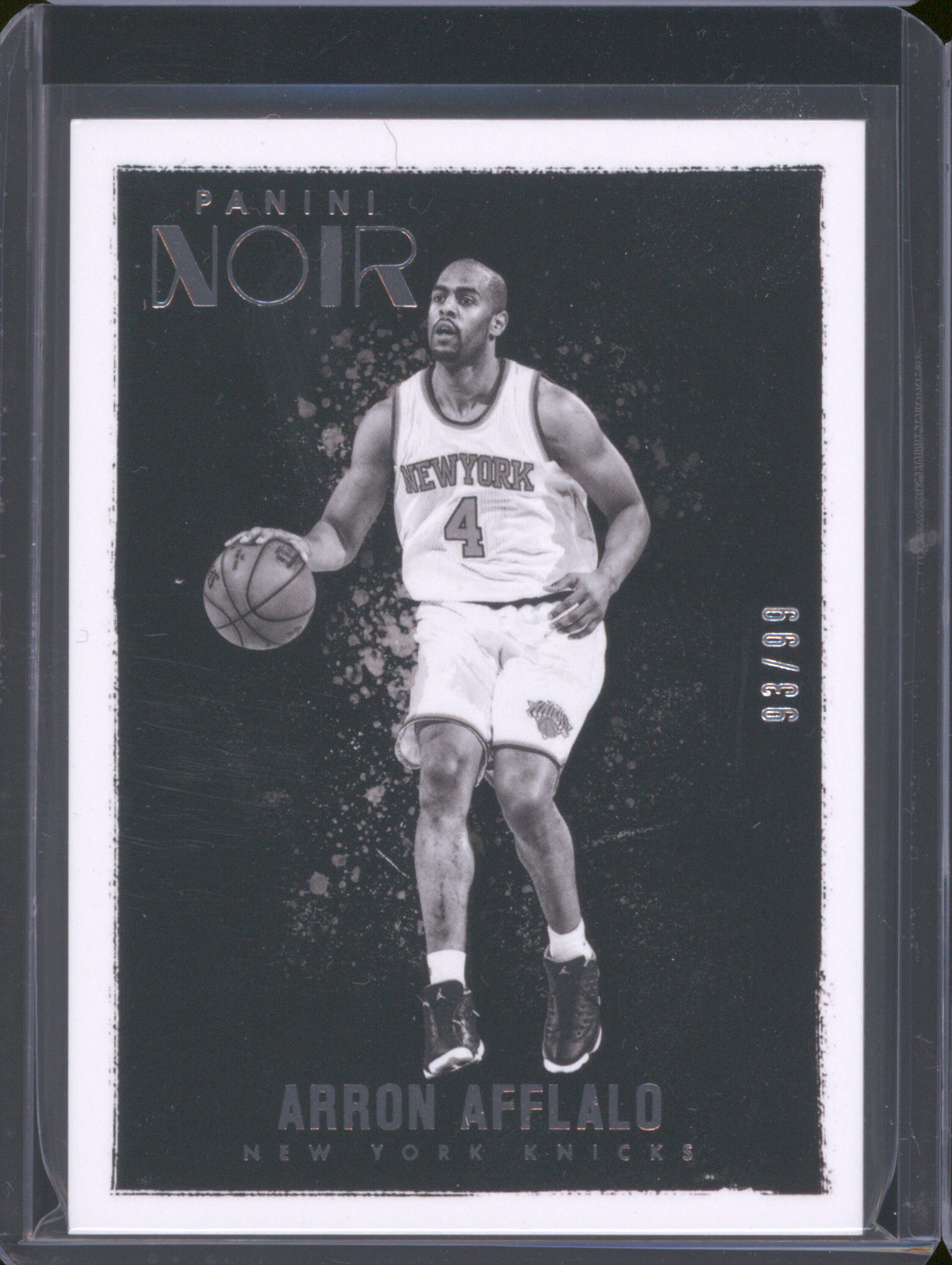 2015-16 Panini Noir Black and White #D Arron Afflalo — front
