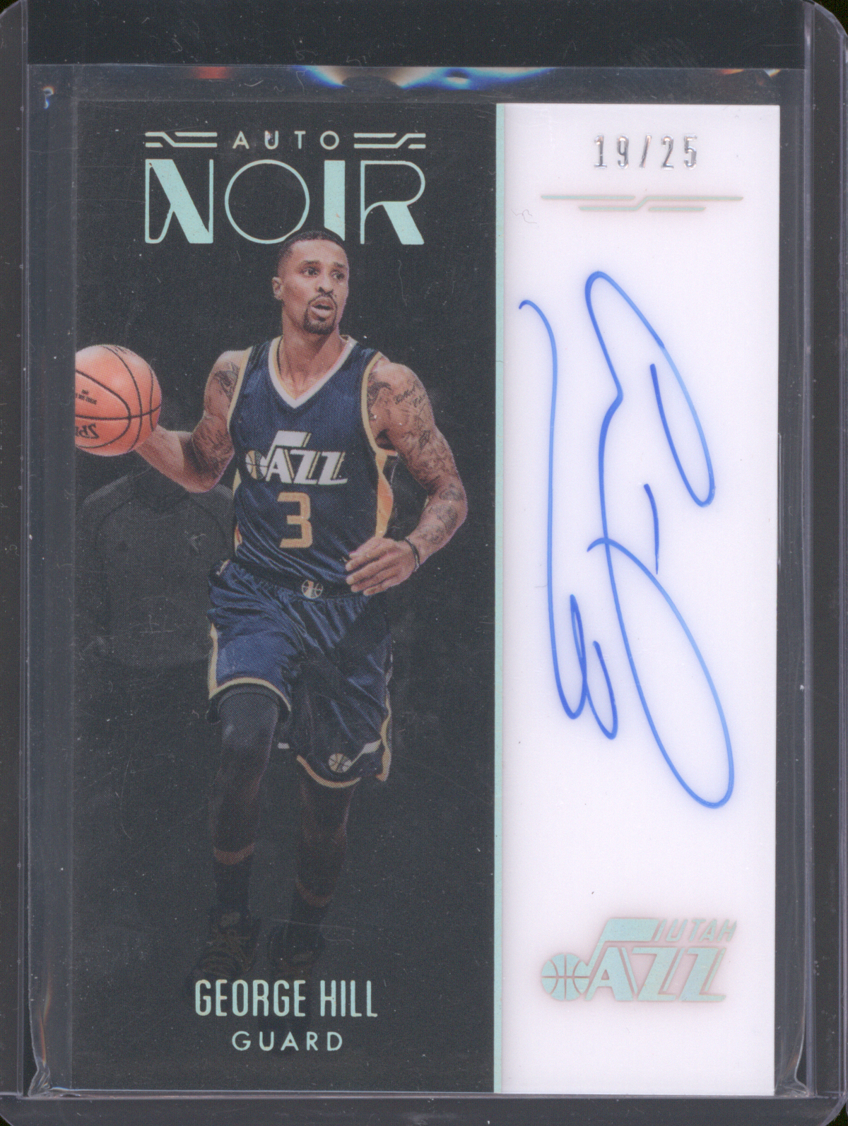 2024 Panini Noir Auto Noir #George Hill — front