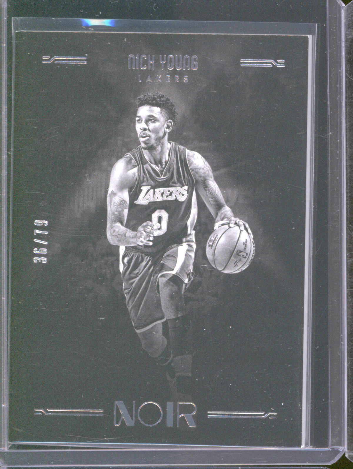 2016-17 Panini Noir #36 Nick Young — front