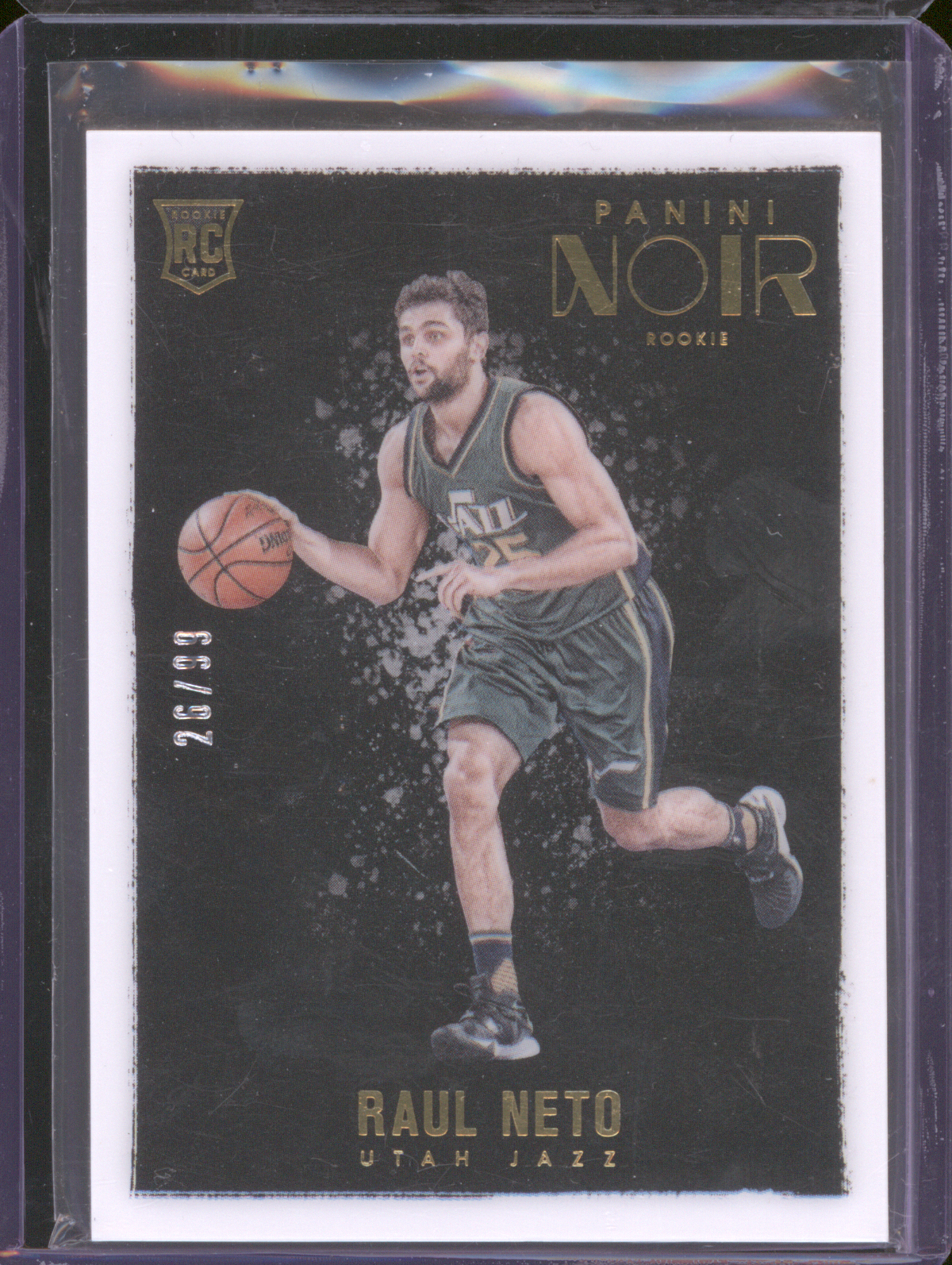 2015-16 Panini Noir #D Raul Neto — front