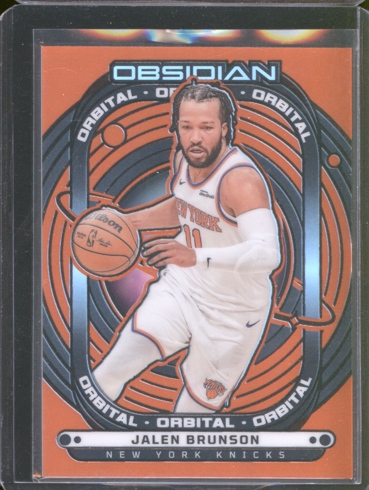 2024-25 Panini Obsidian #4 Jalen Brunson Orbital — front