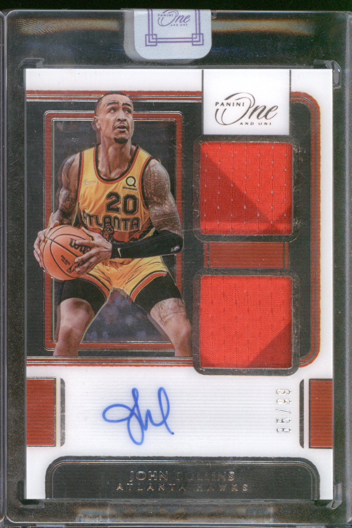 2021-22 Panini One and One #DJ-JCL John Collins — front