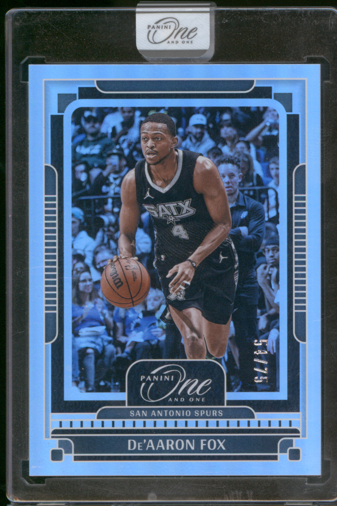 2024-25 Panini One and One #17 De'Aaron Fox — front