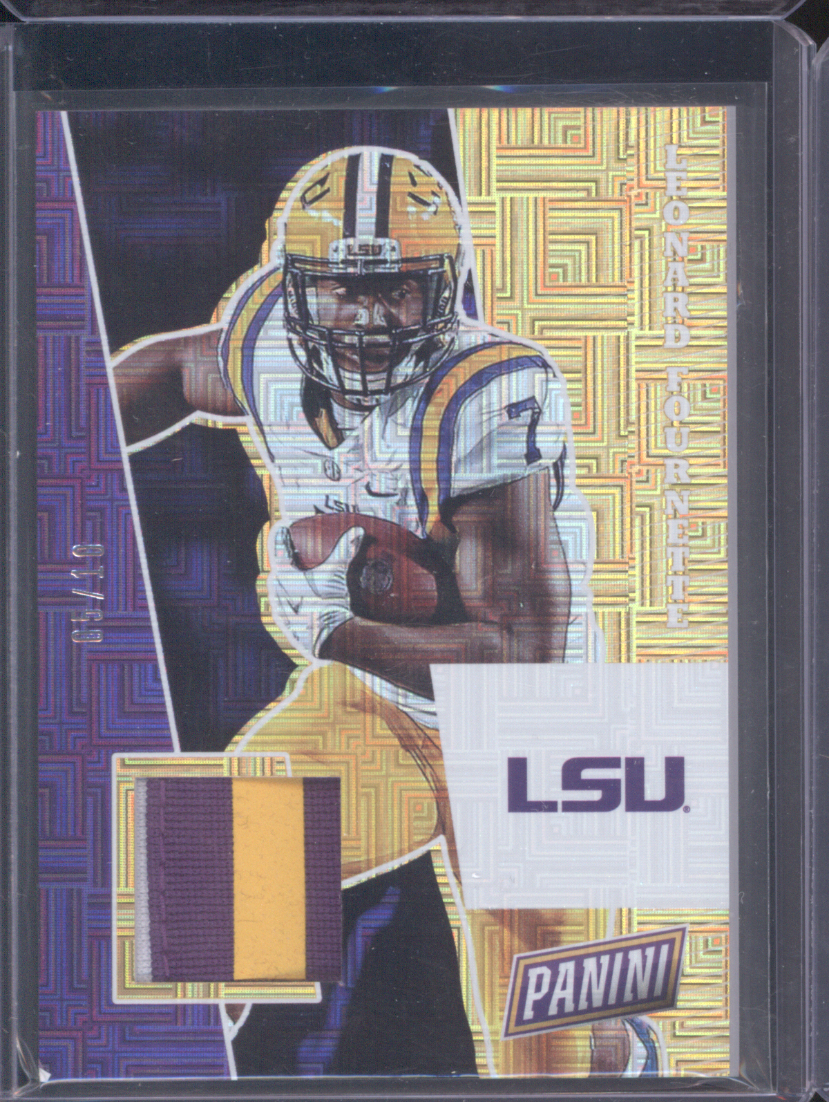 2017 Panini National Convention Collegiate Relics Leonard Fournette #LF — front
