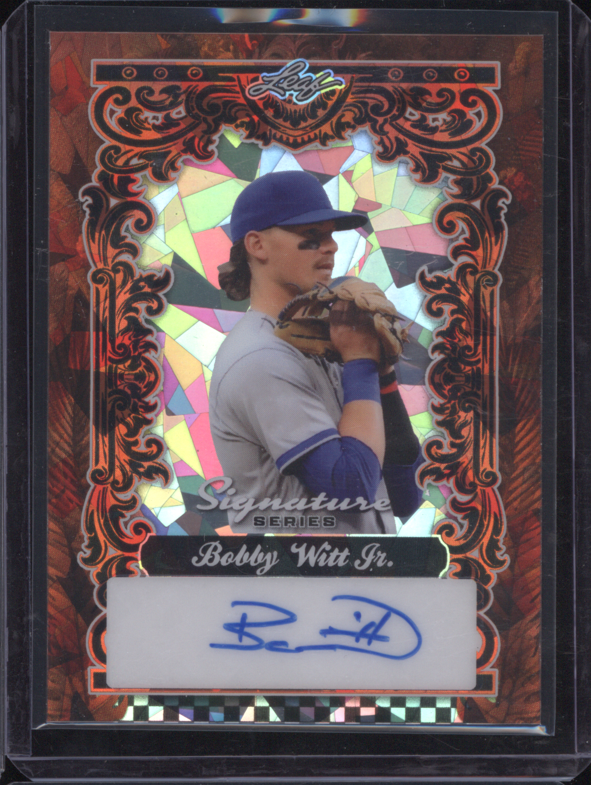 2024 Leaf Signature Series #BA-BWJ Bobby Witt Jr. — front