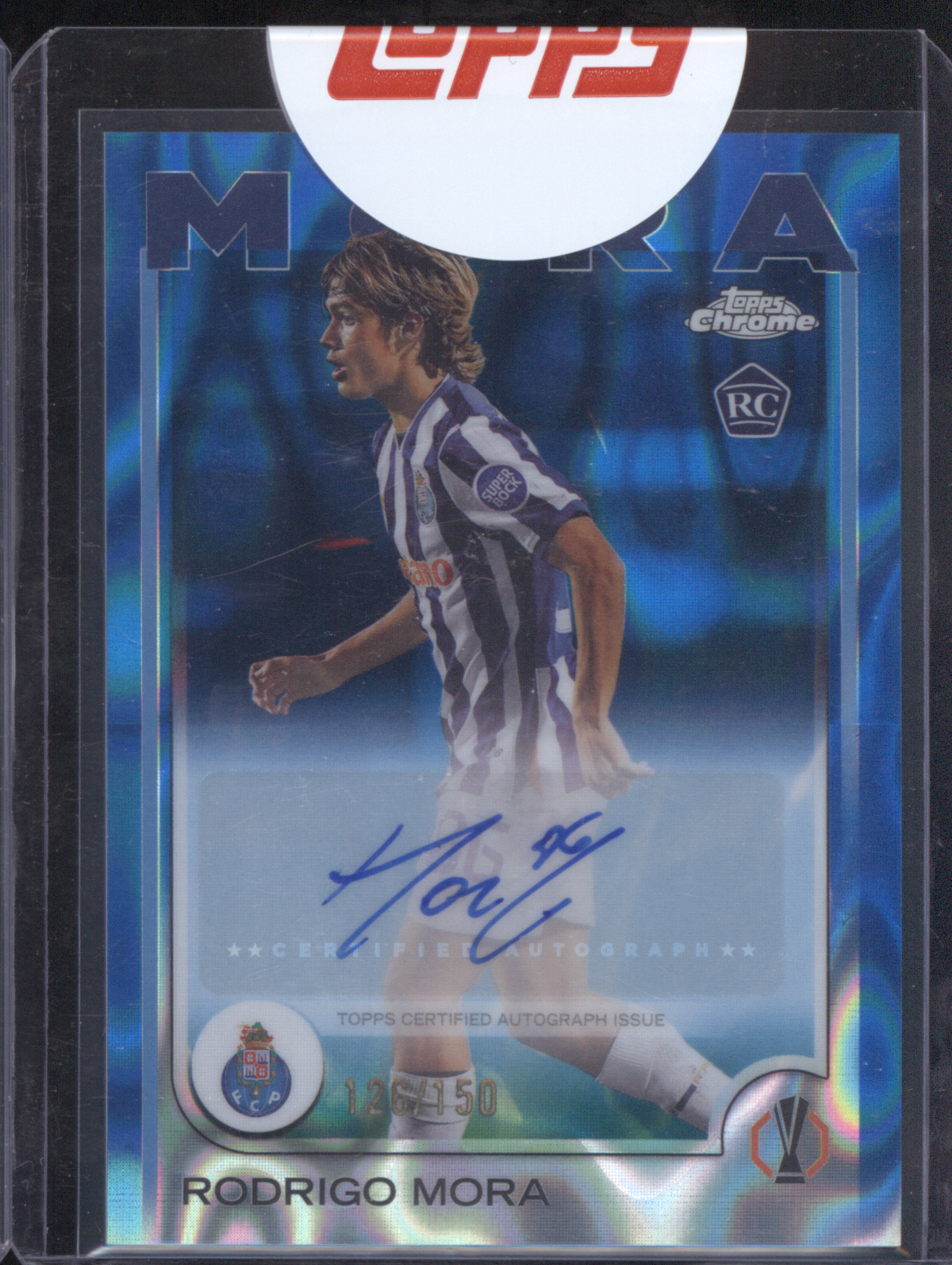 2024-25 Topps Chrome UEFA #137 Rodrigo Mora — front