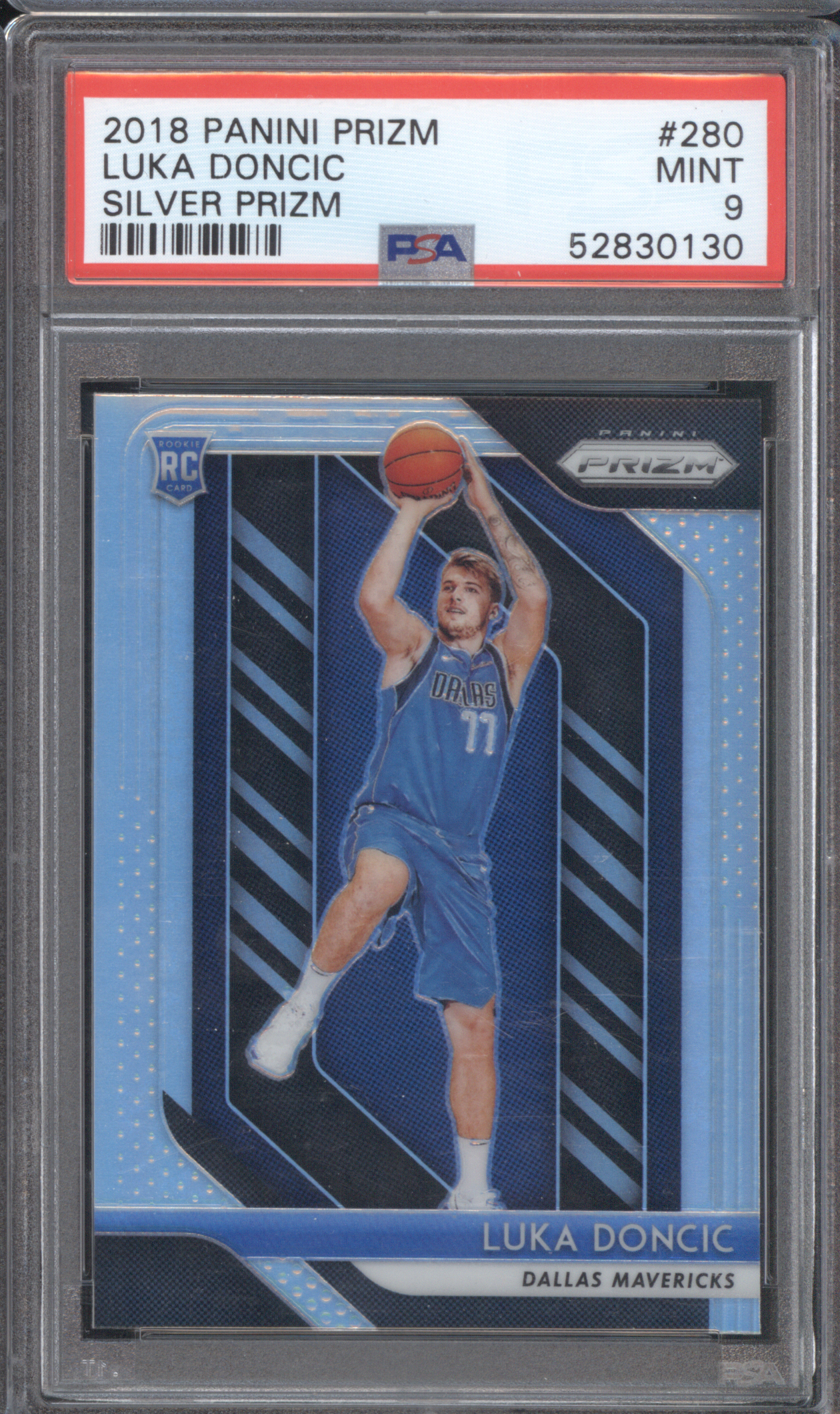 2018 Panini Prizm #280 Luka Doncic Silver Prizm — front