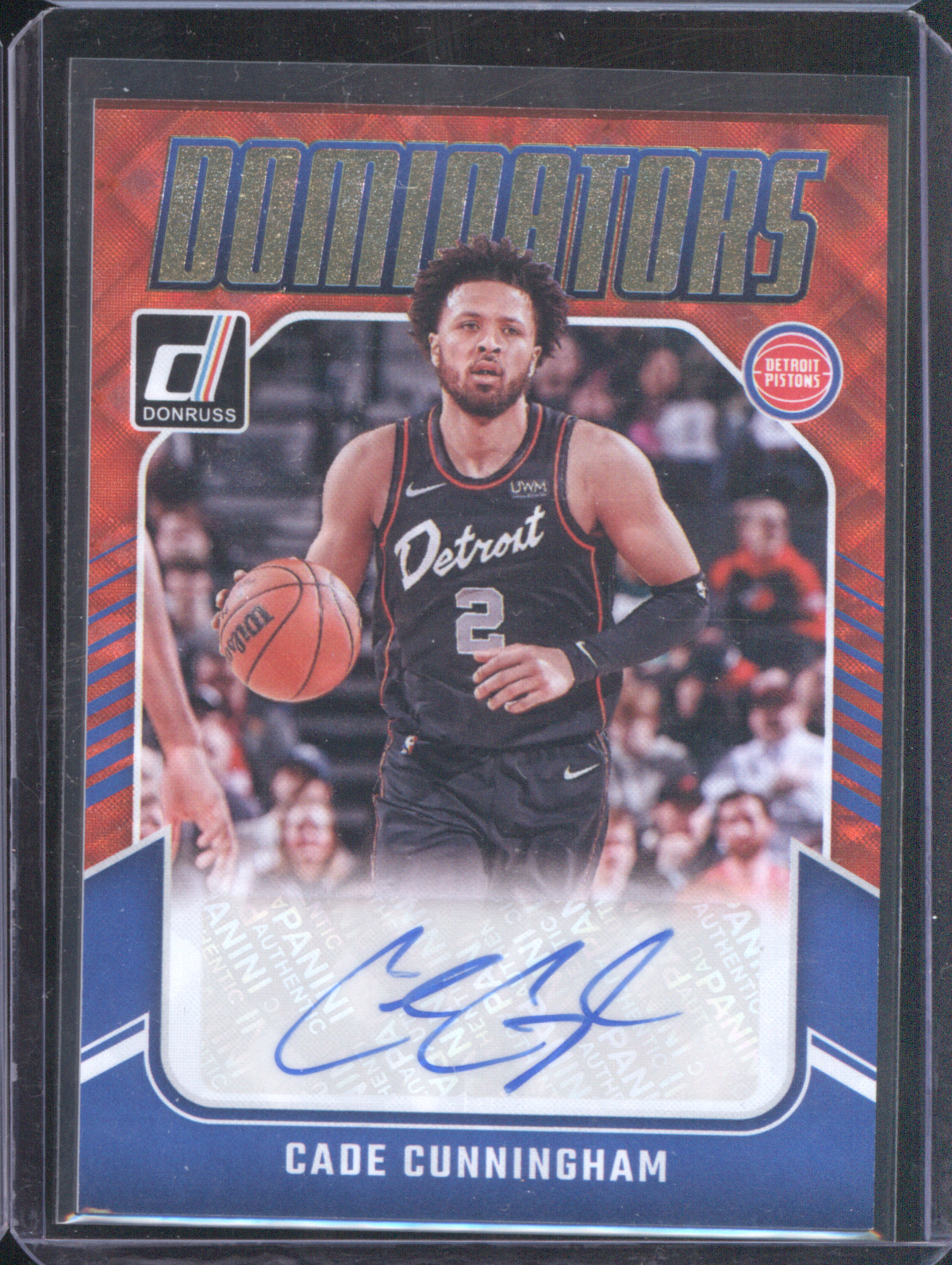 2024-25 Panini Donruss Dominators #DA-CCP Cade Cunningham — front