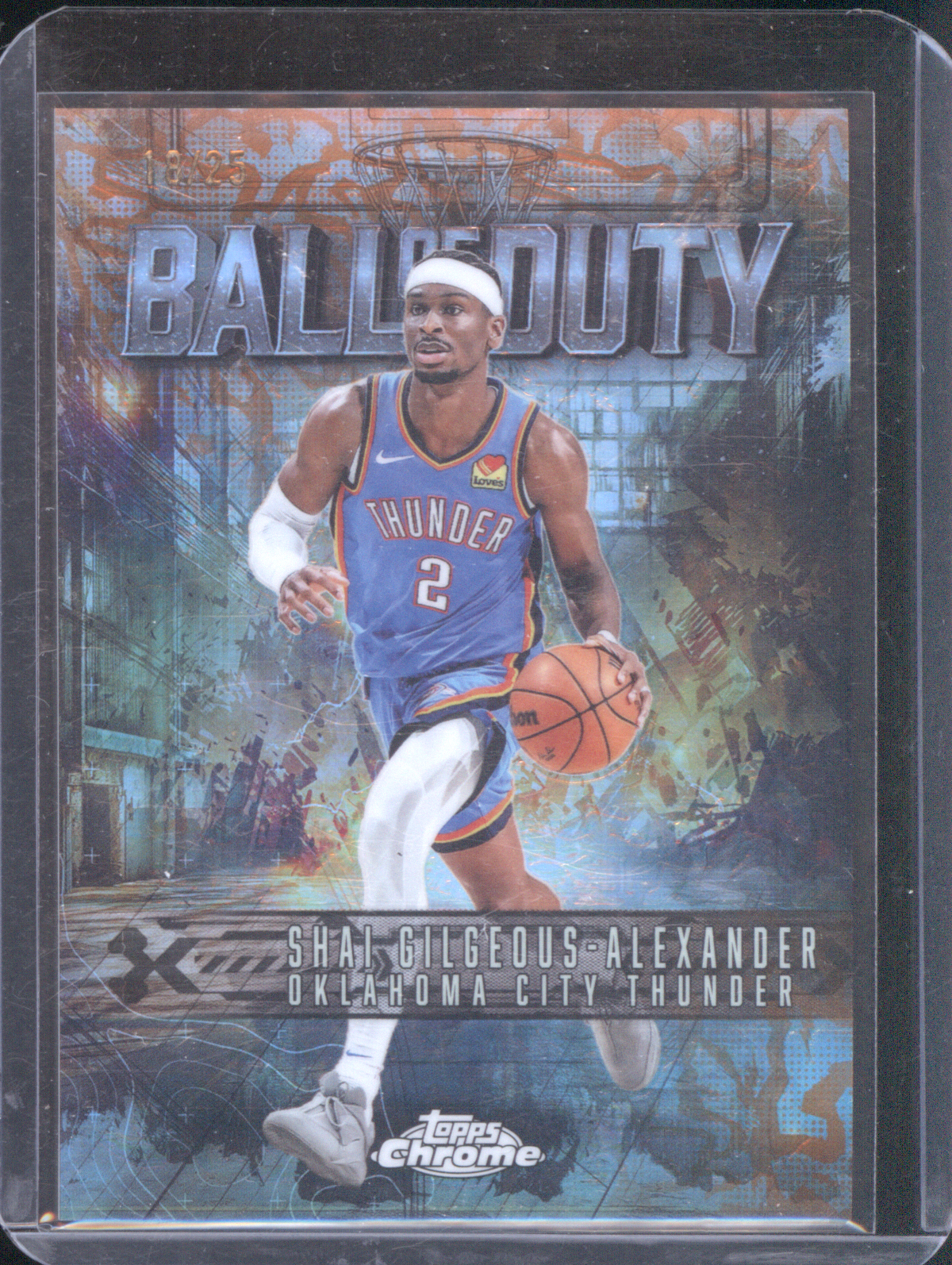 2025-26 Topps Chrome #BD-6 Shai Gilgeous-Alexander Ball of Duty — front