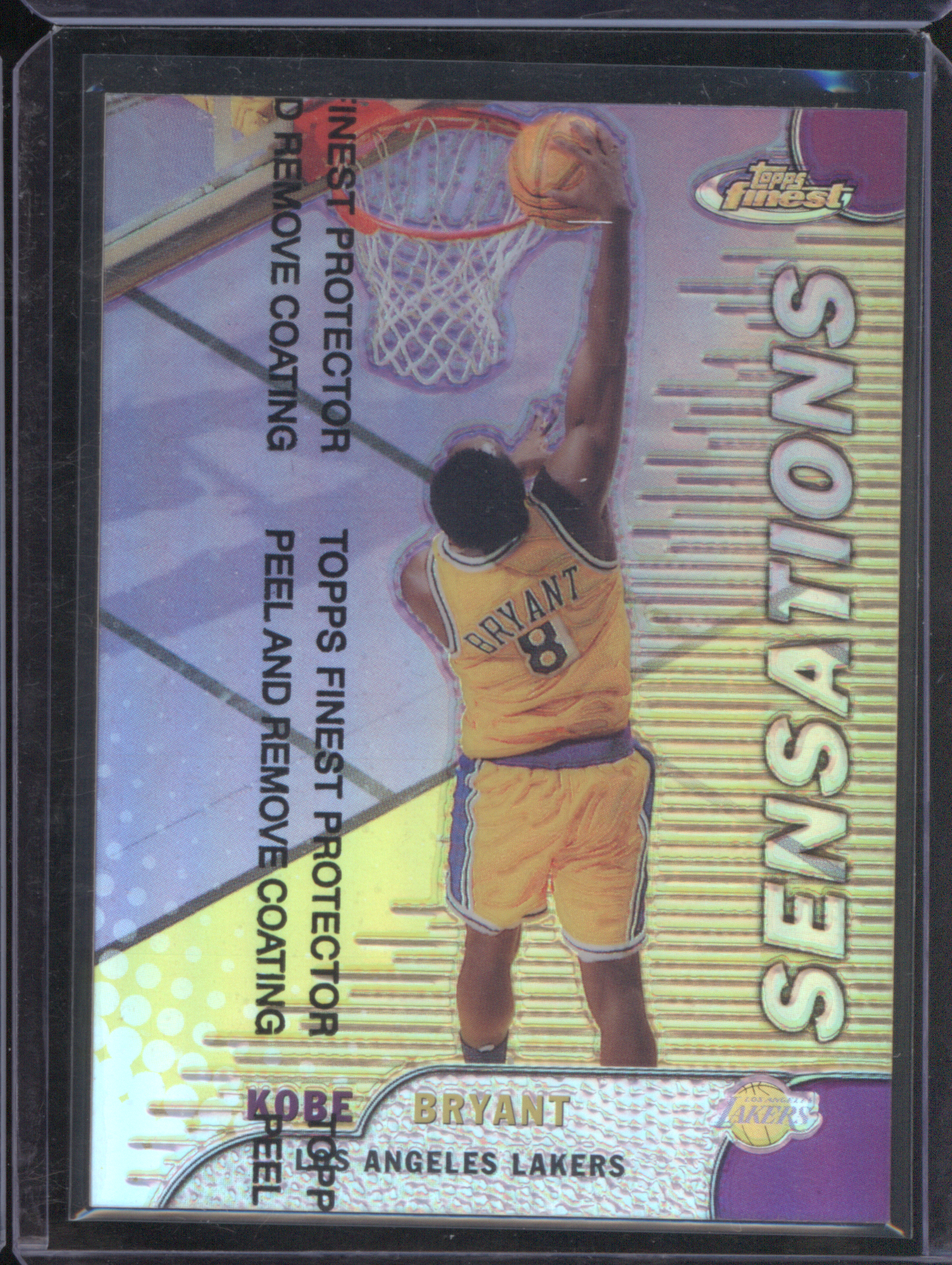 1999-2000 Topps Finest Sensations #128 Kobe Bryant — front