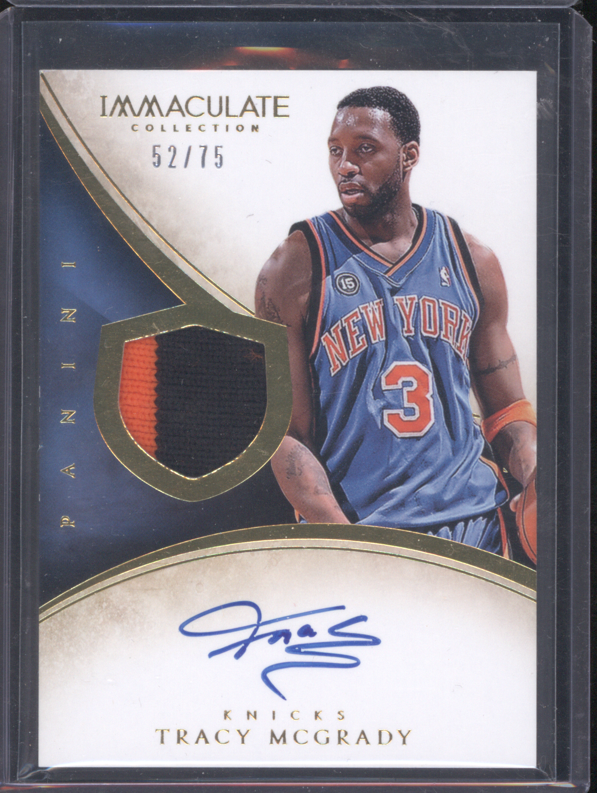 2012-13 Panini Immaculate #52 Tracy McGrady — front