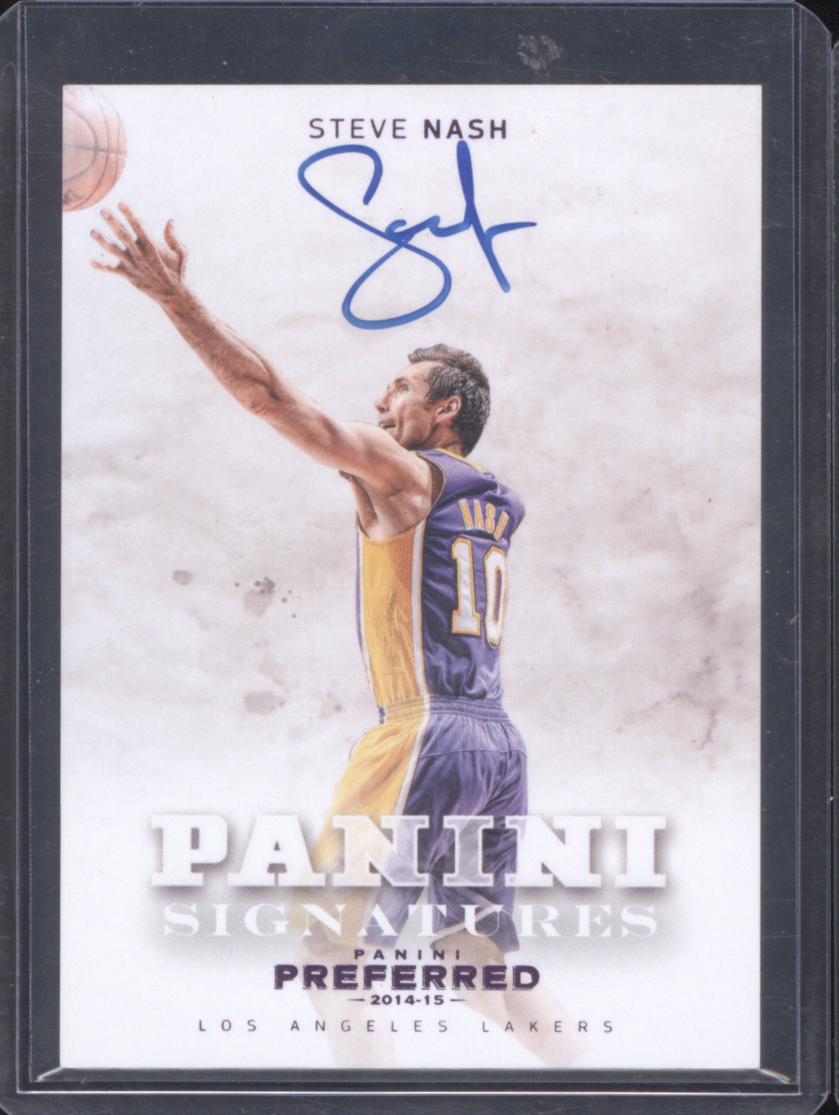 2014-15 Panini Preferred Signatures Steve Nash — front