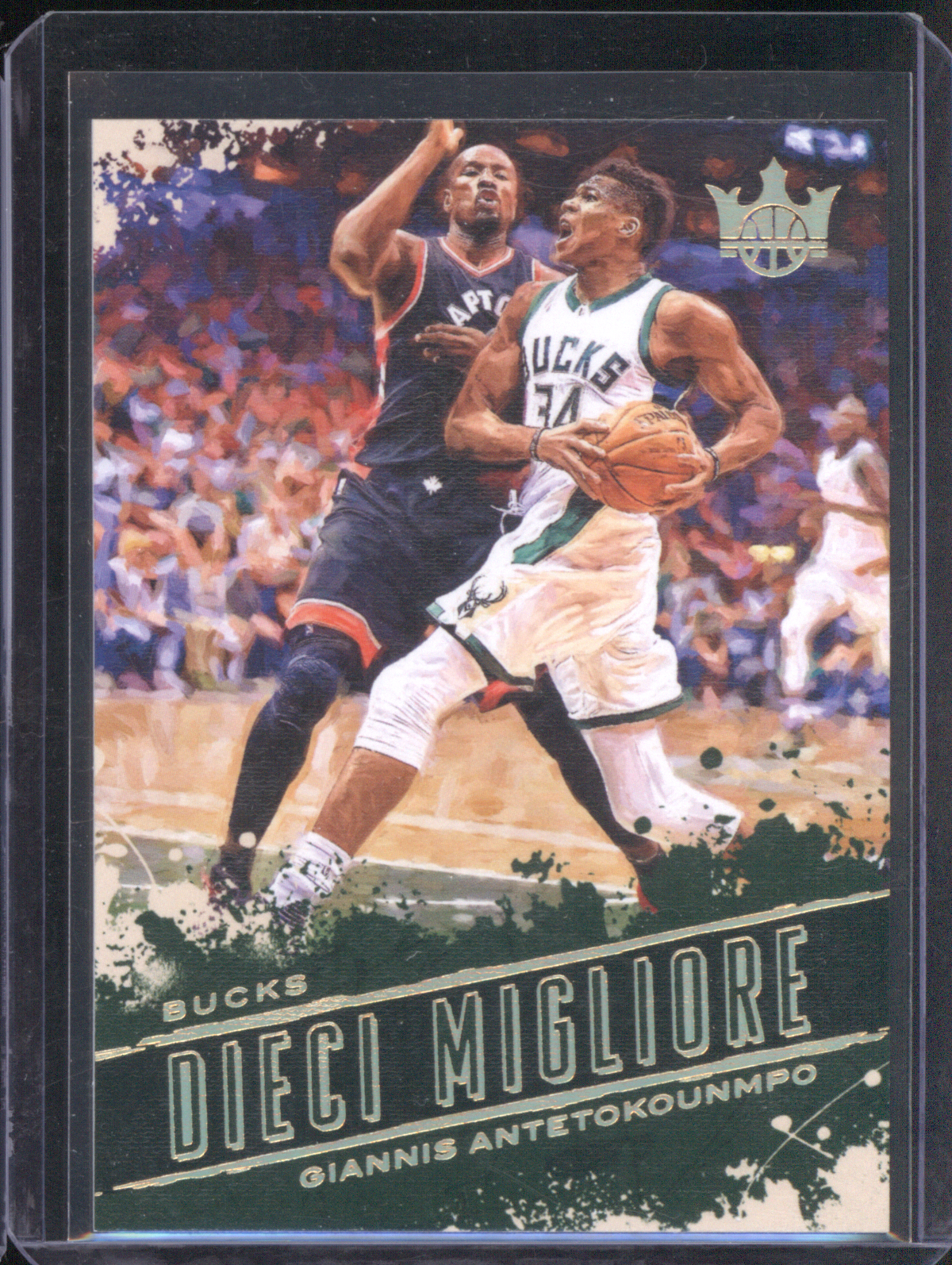2017-18 Panini Court Kings Dieci Migliore #6 Giannis Antetokounmpo — front