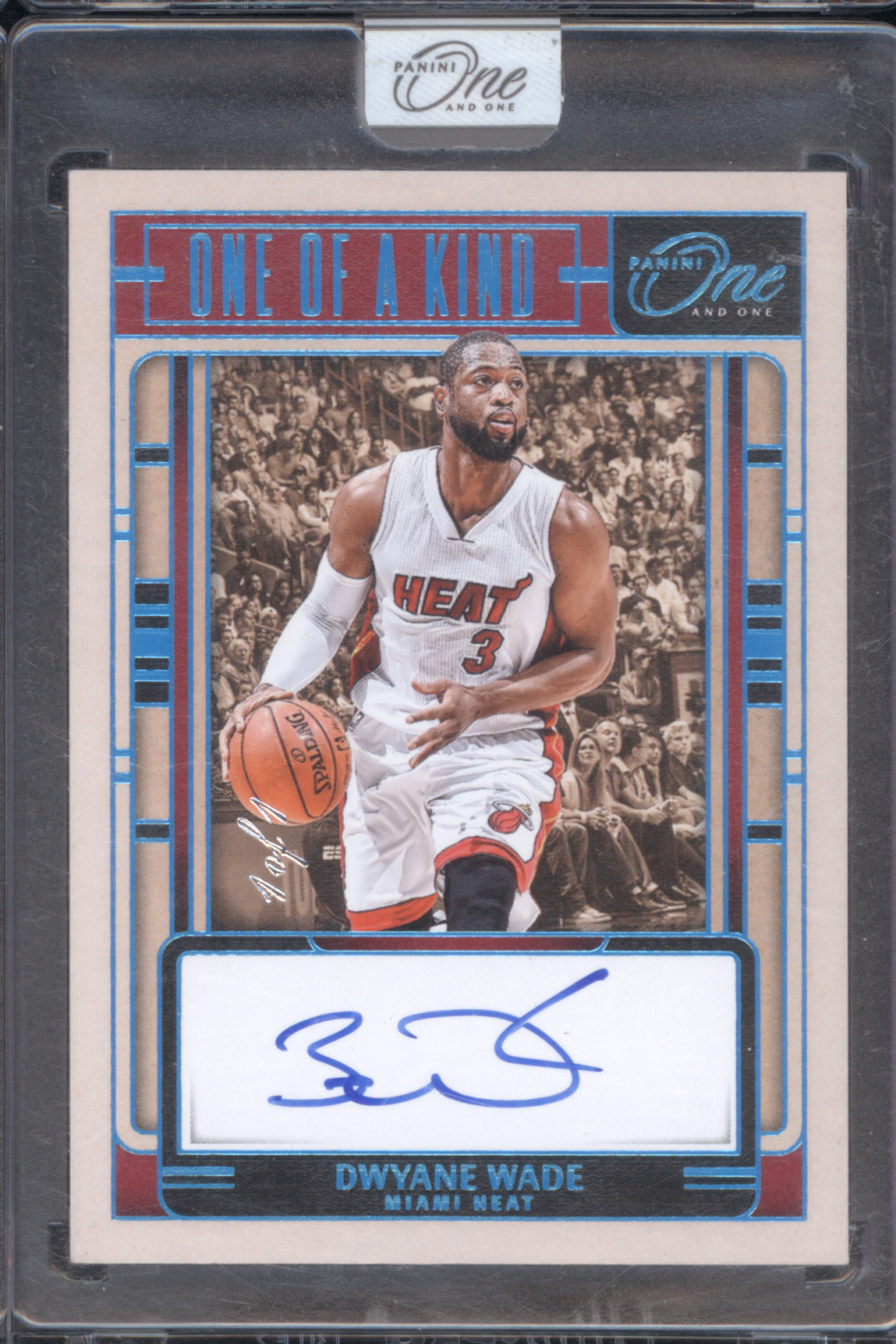 2020 Panini One and One One of a Kind Dwyane Wade — front