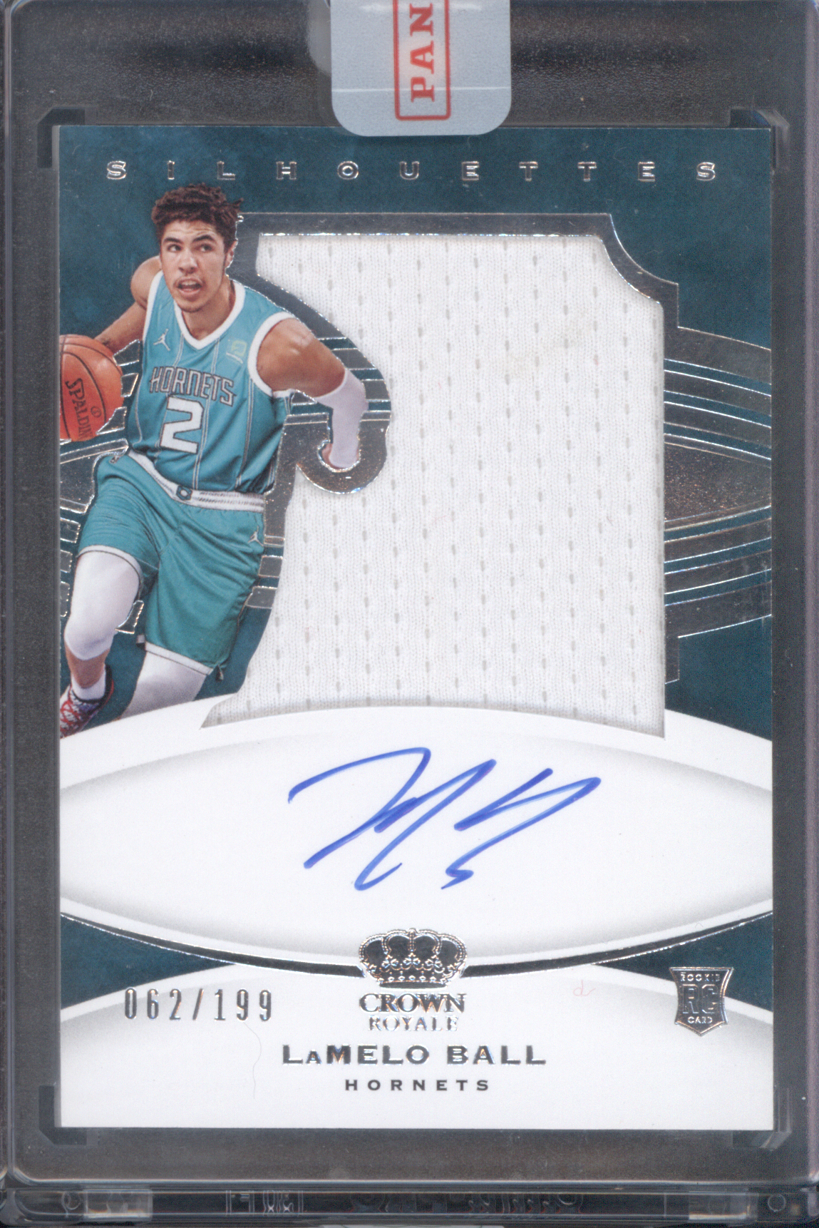 2020-21 Panini Crown Royale Silhouettes #104 LaMelo Ball — front