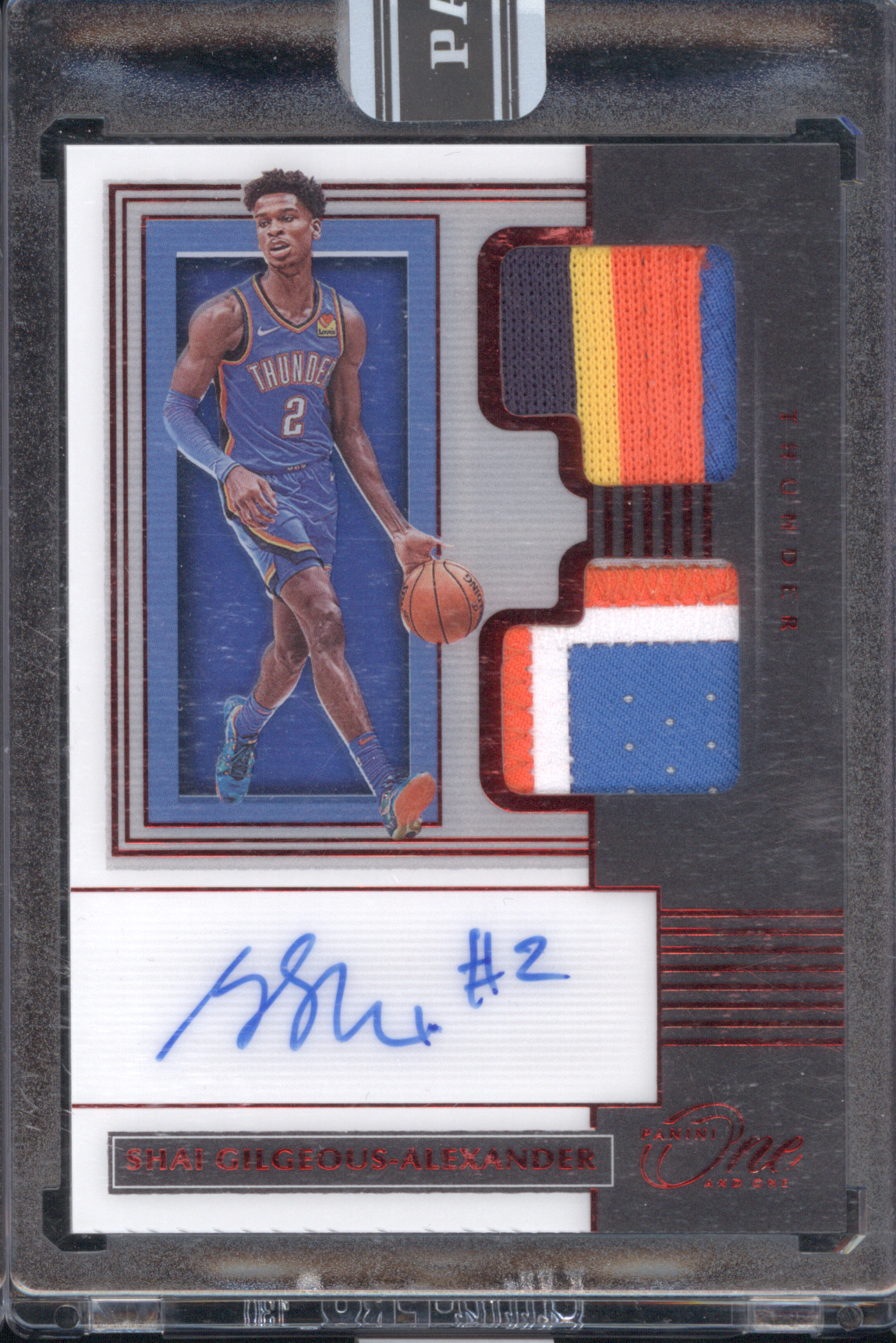 2019 Panini One and One #DJA-SGA Shai Gilgeous-Alexander — front