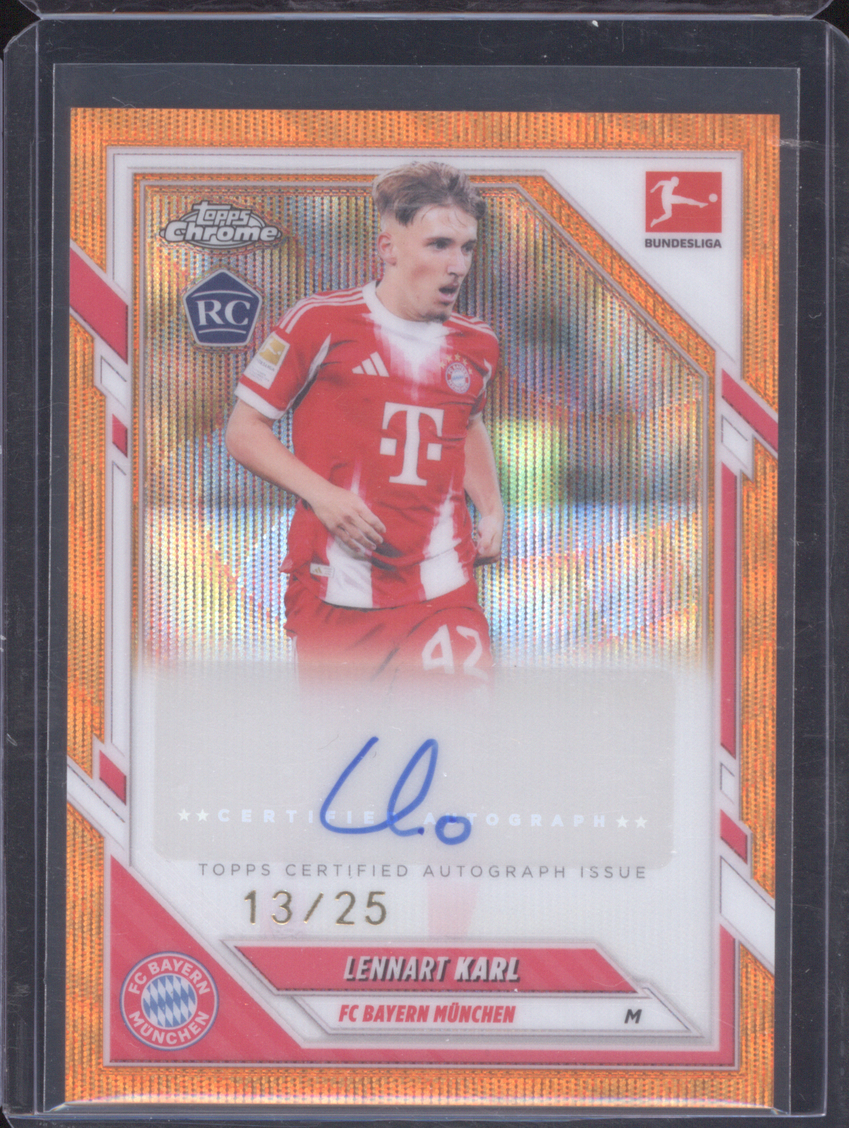 2023 Topps Chrome Bundesliga #42 Lennart Karl — front