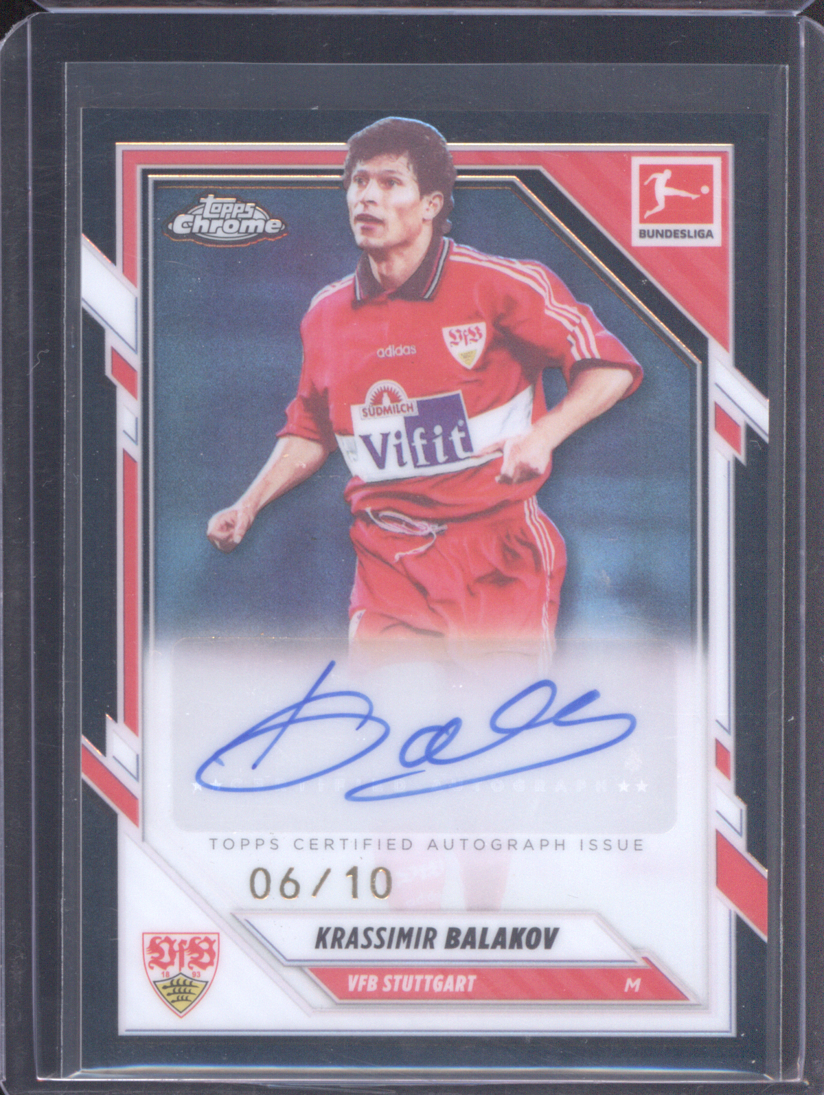 2025 Topps Chrome Bundesliga #BA-KB Krassimir Balakov — front