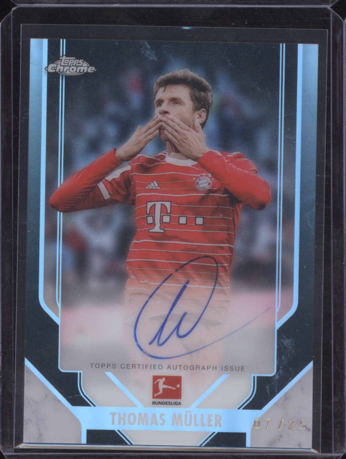 2024 Topps Chrome Bundesliga Thomas Müller #07/25 — front