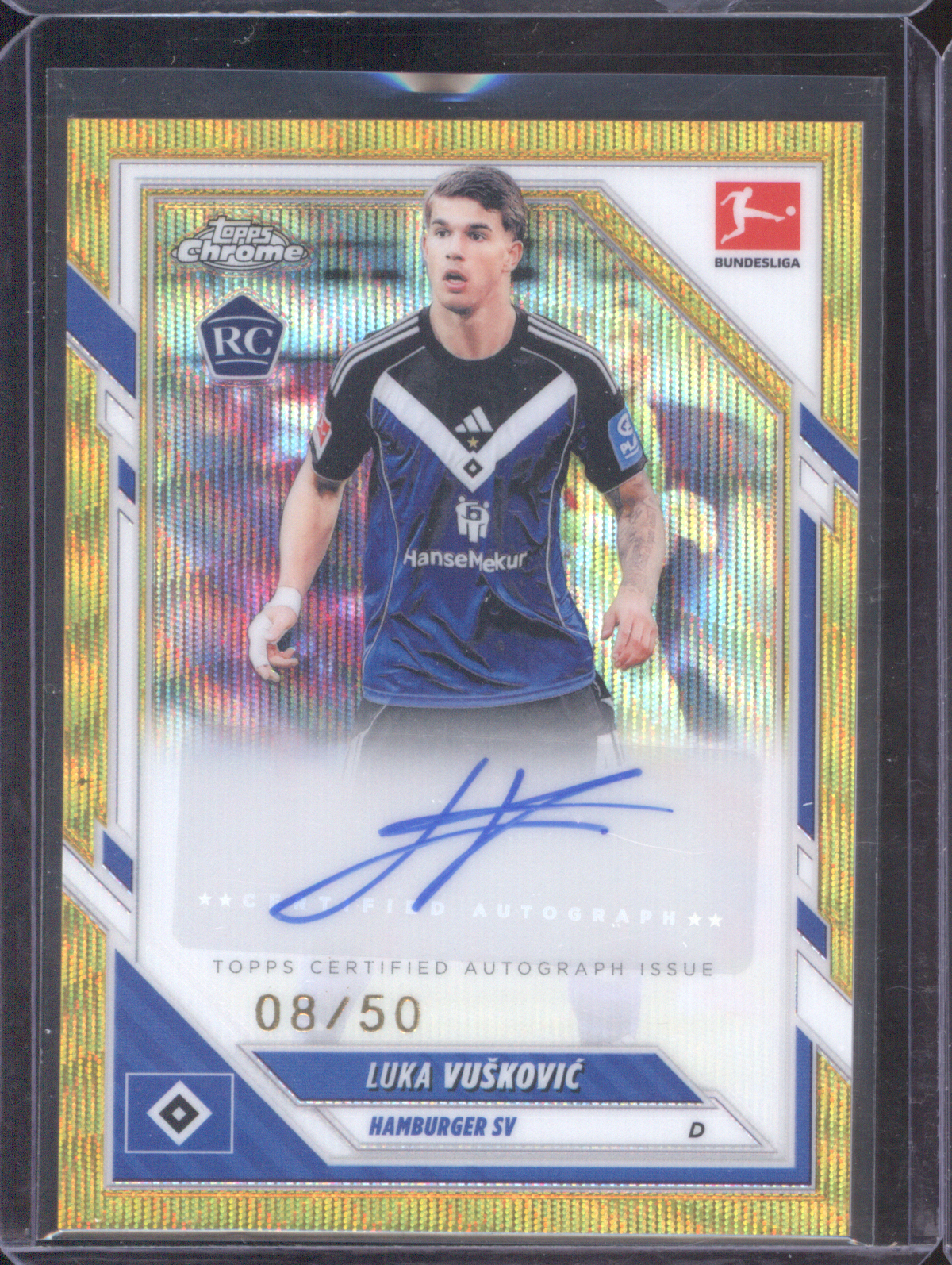 2025-26 Topps Chrome Bundesliga #08 Luka Vušković — front