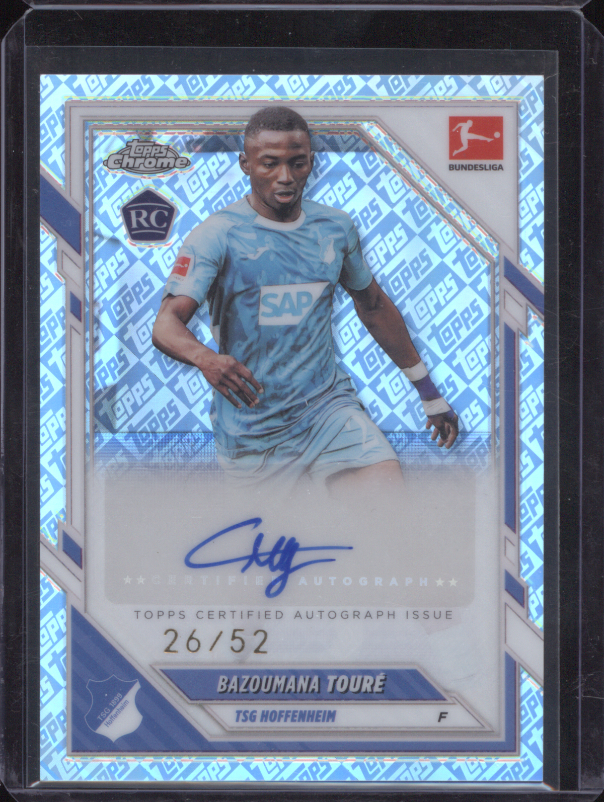 2025-26 Topps Chrome Bundesliga #26 Bazoumana Touré — front