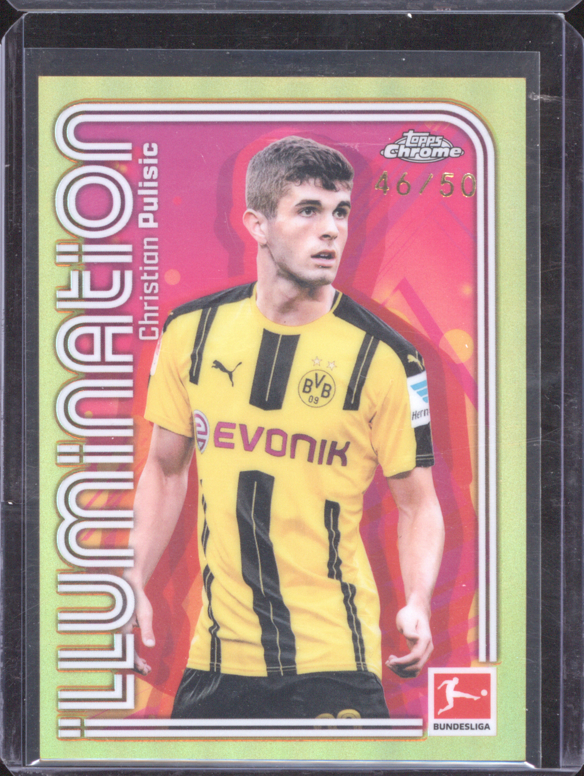 2025-26 Topps Chrome Bundesliga #ILU-1 Christian Pulisic Illumination — front