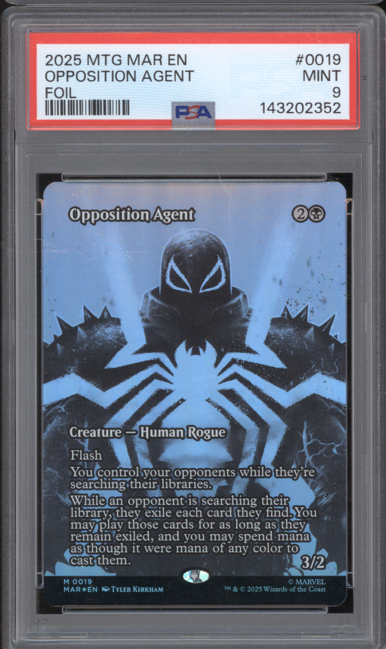 2025 MTG MARVEL'S SPIDER-MAN #0019 Opposition Agent — front
