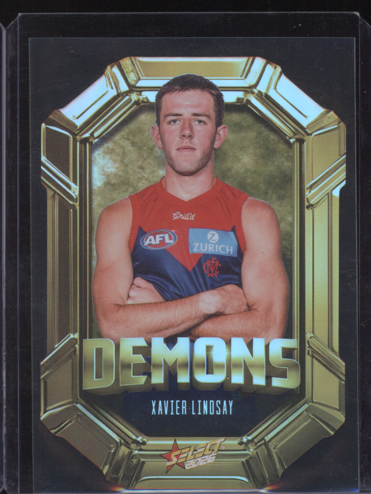2023 Select AFL #Demons Xavier Lindsay — front