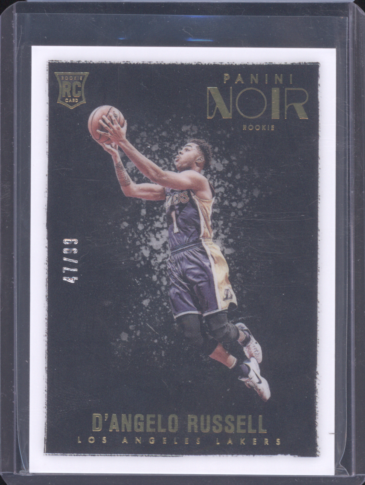 2015 Panini Noir #72 D'Angelo Russell — front