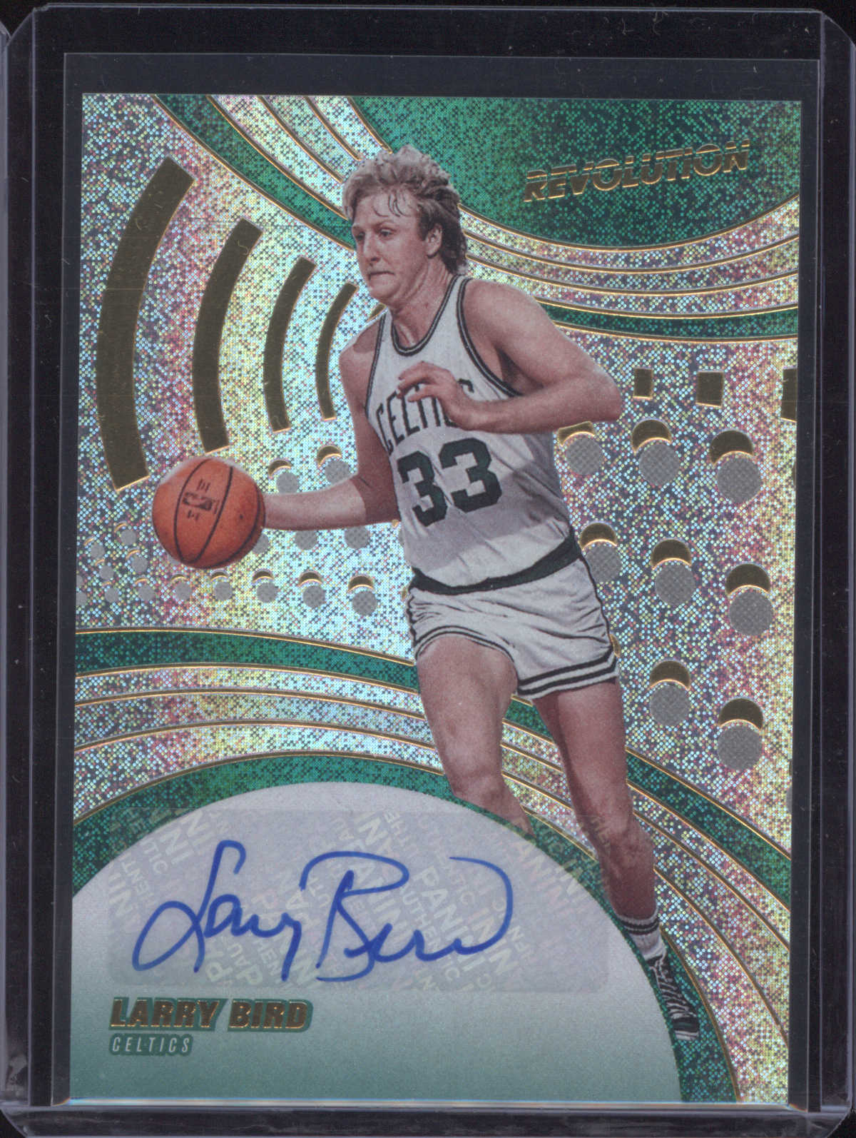 2020 Panini Revolution Autographs #AG-LBD Larry Bird — front