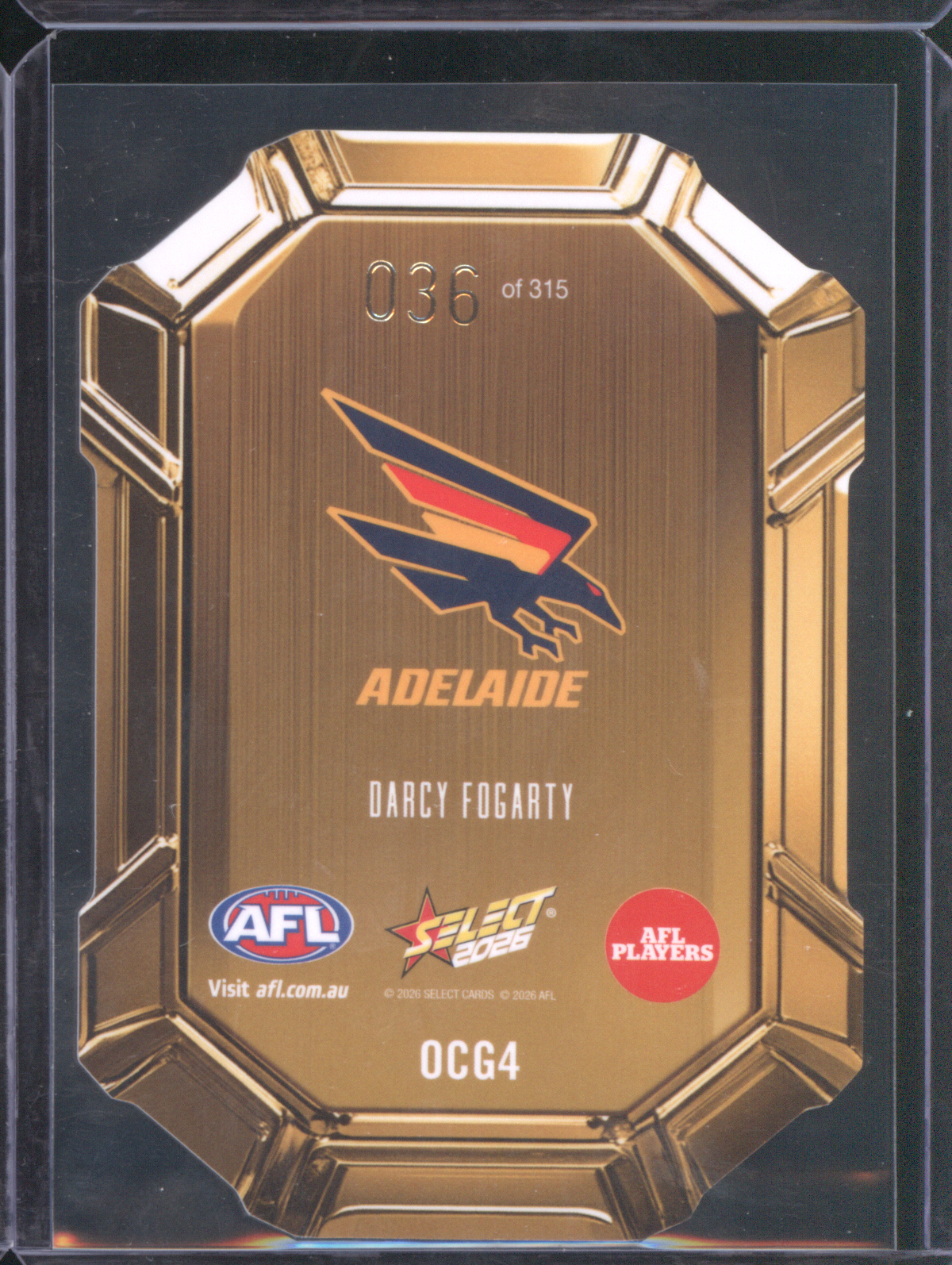 2024 Select AFL Footy Stars #OCG4 Darcy Fogarty — front