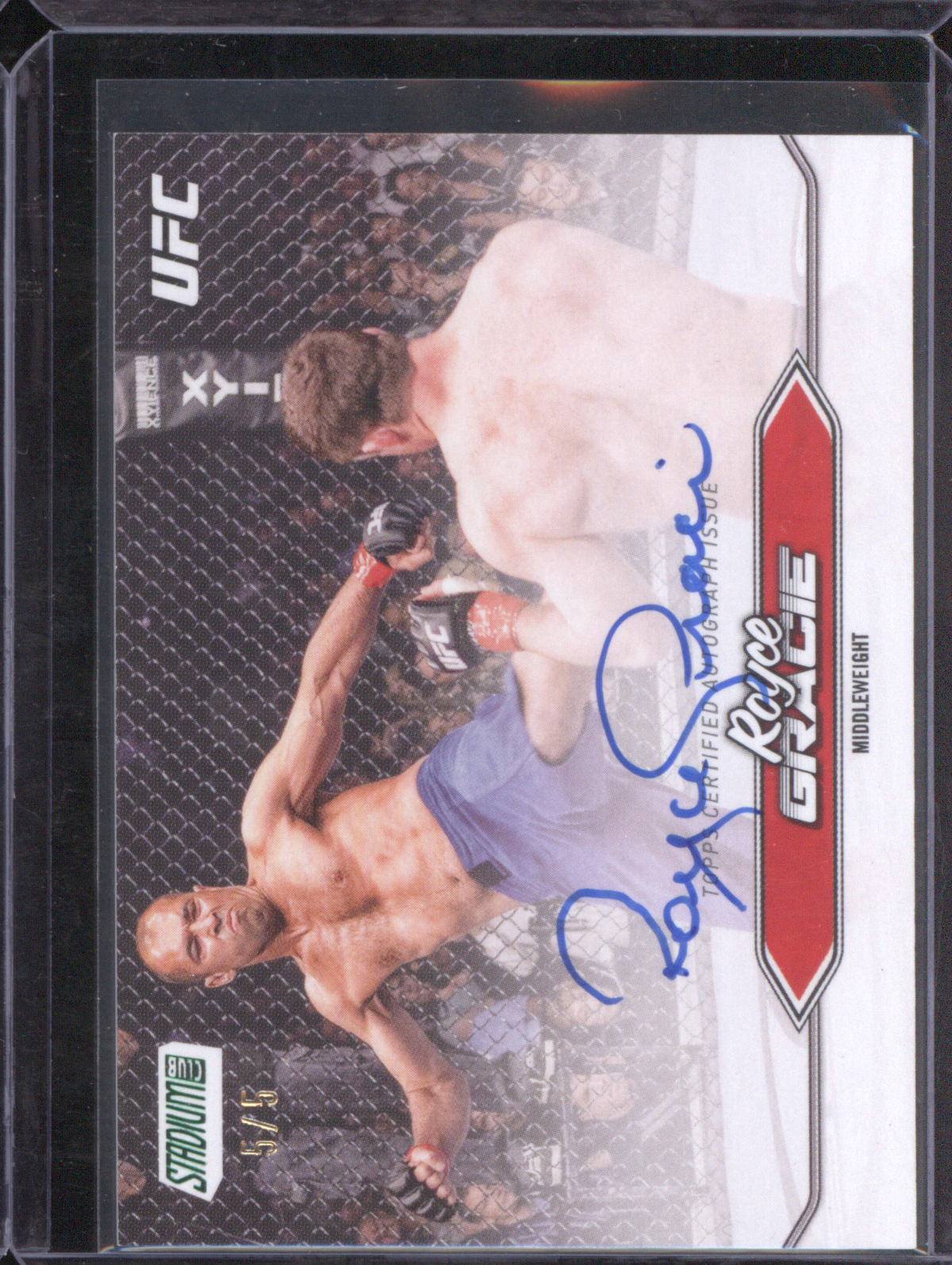 2025 Topps Stadium Club UFC #BCA-RGE Royce Gracie — front