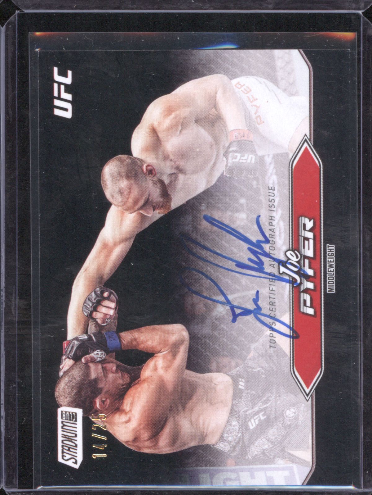 2025 Topps Stadium Club UFC #BCA-JPR Joe Pyfer — front