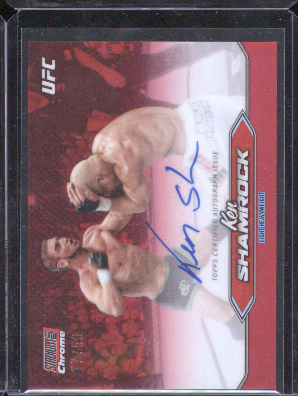 2025 Topps Stadium Club UFC #CAS-KSK Ken Shamrock — front